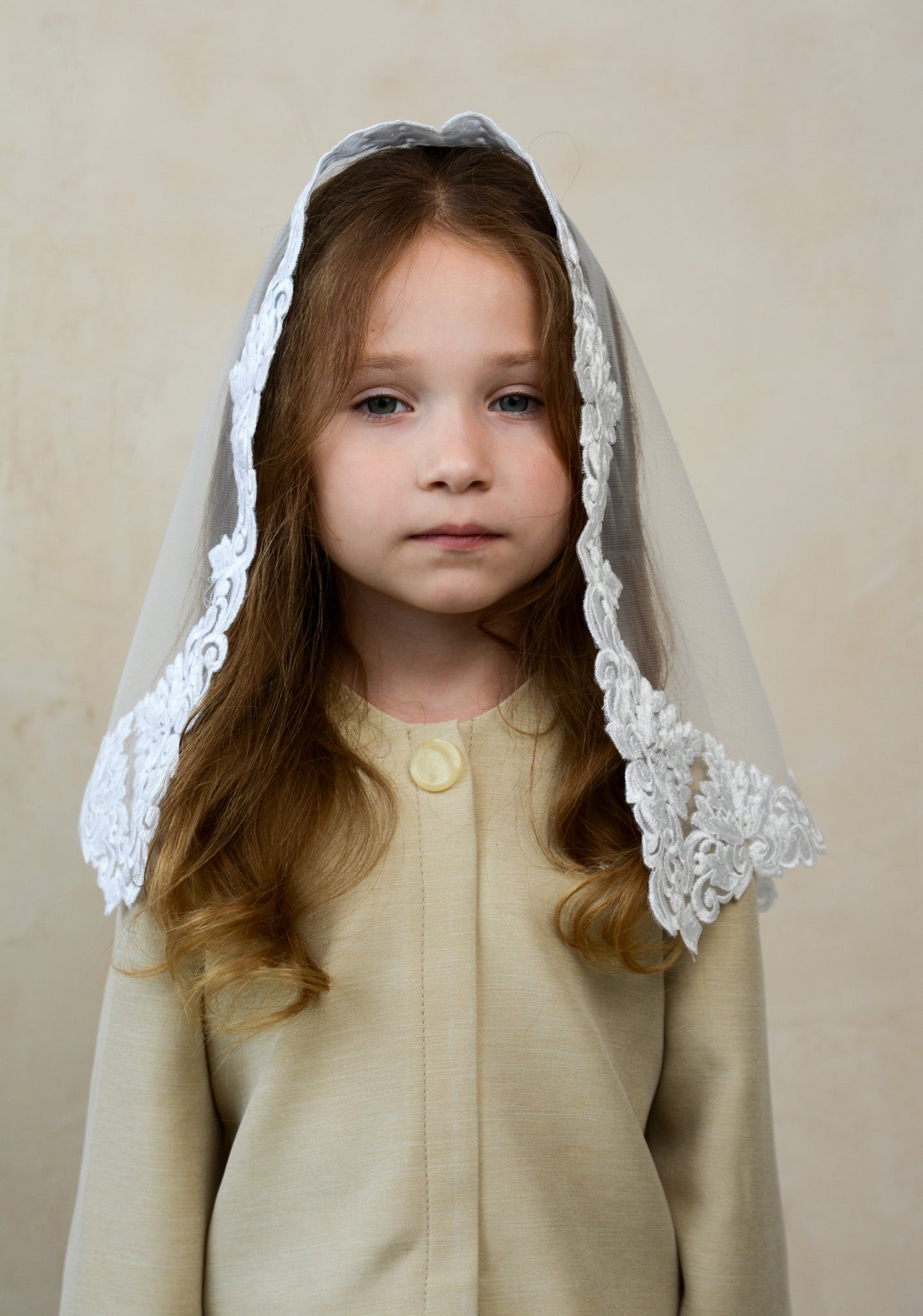 CHILD IVORY VEIL