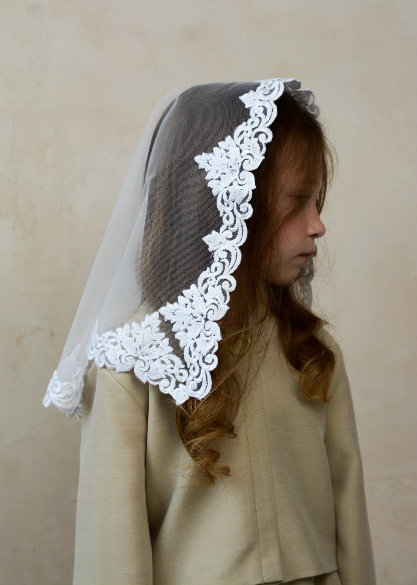 CHILD IVORY VEIL