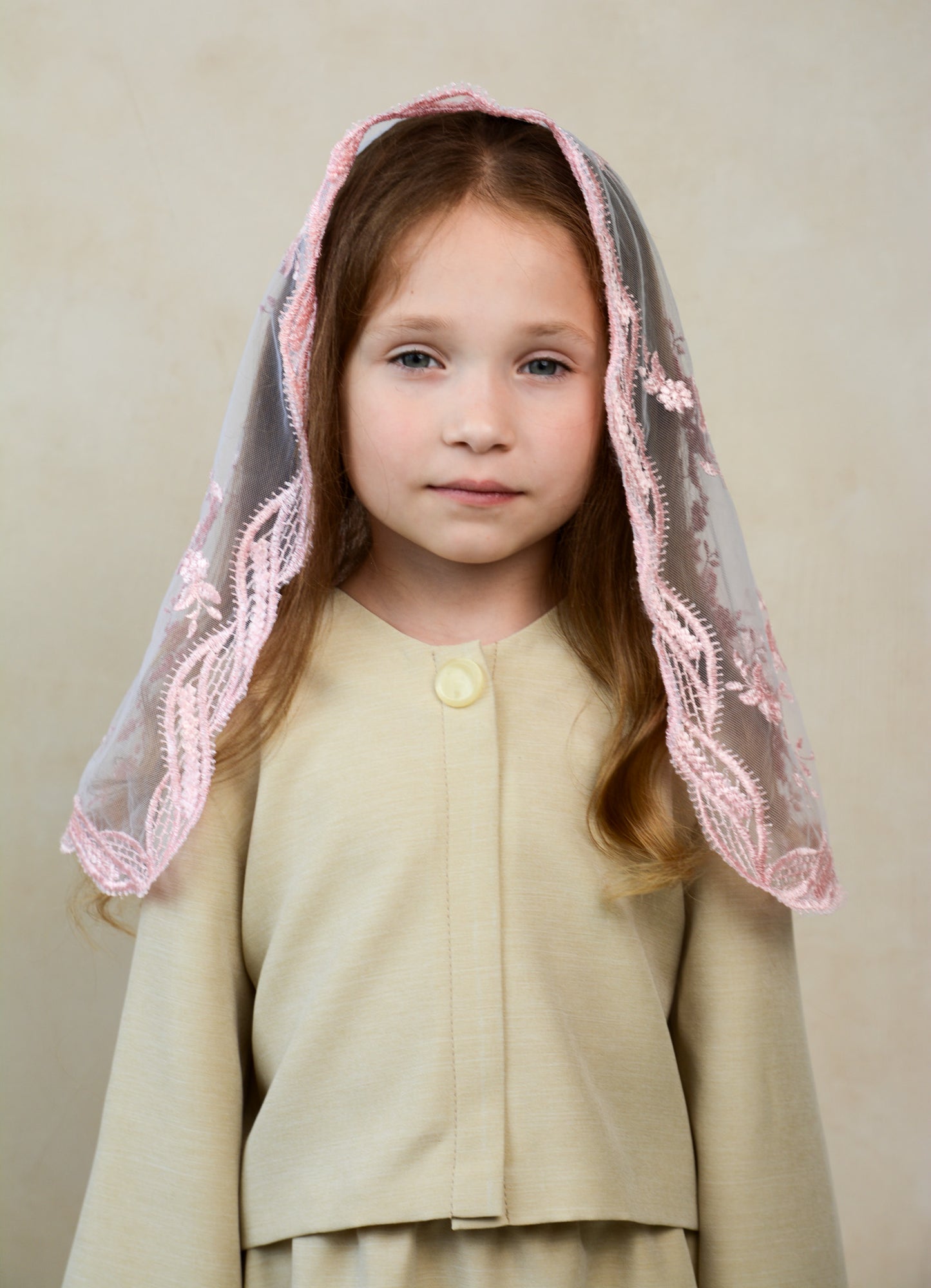CHILD PINK VEIL