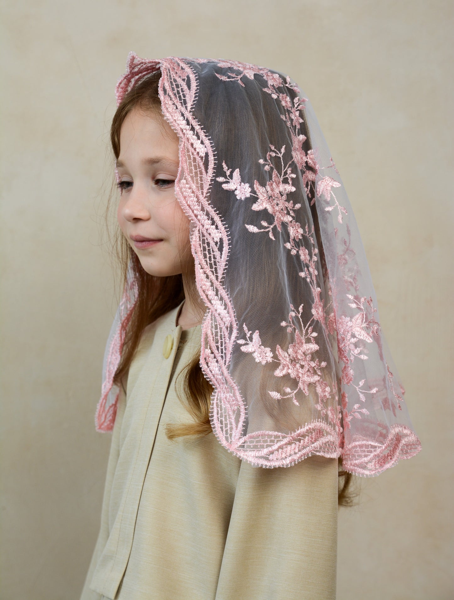 CHILD PINK VEIL