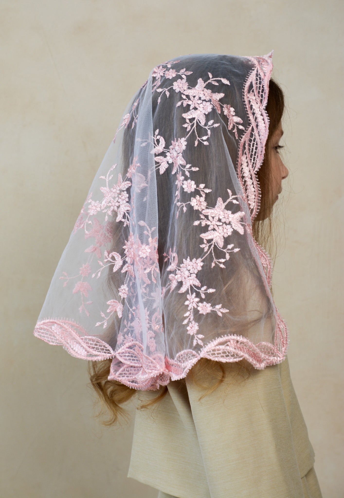 CHILD PINK VEIL