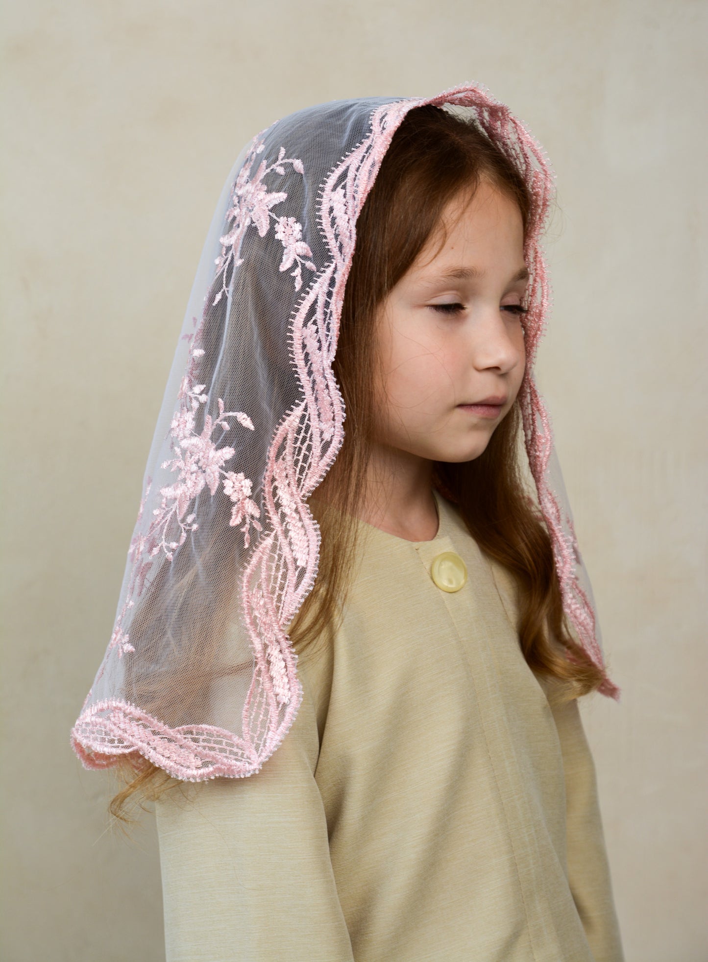CHILD PINK VEIL