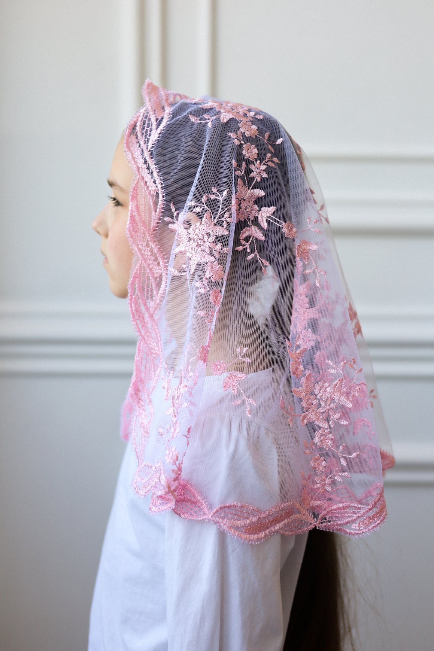 CHILD PINK VEIL