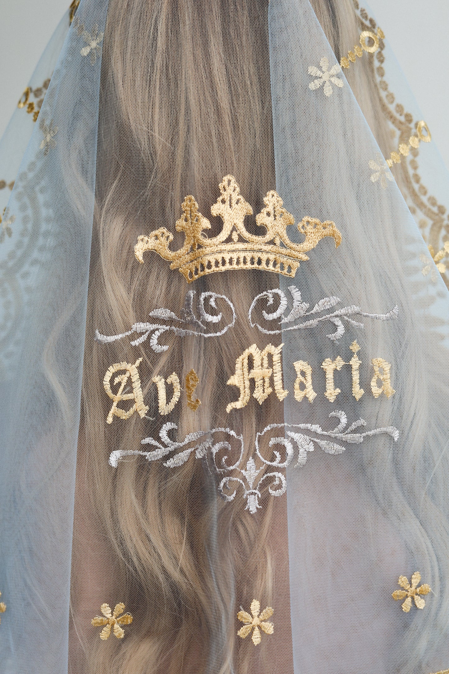 AVE MARIA EMBROIDERY VEIL