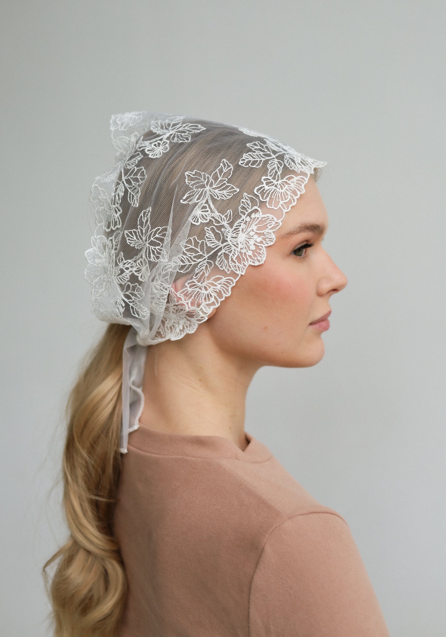 IVORY FLORAL HEAD BAND