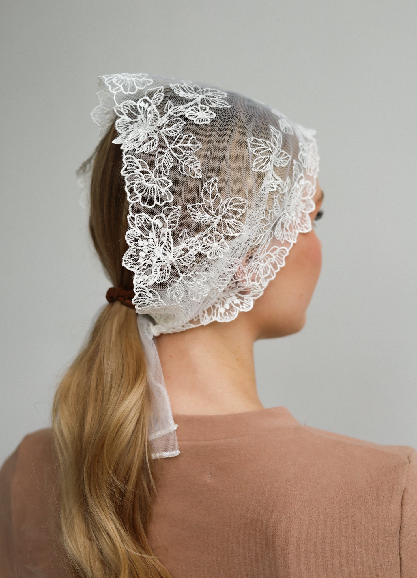 IVORY FLORAL HEAD BAND