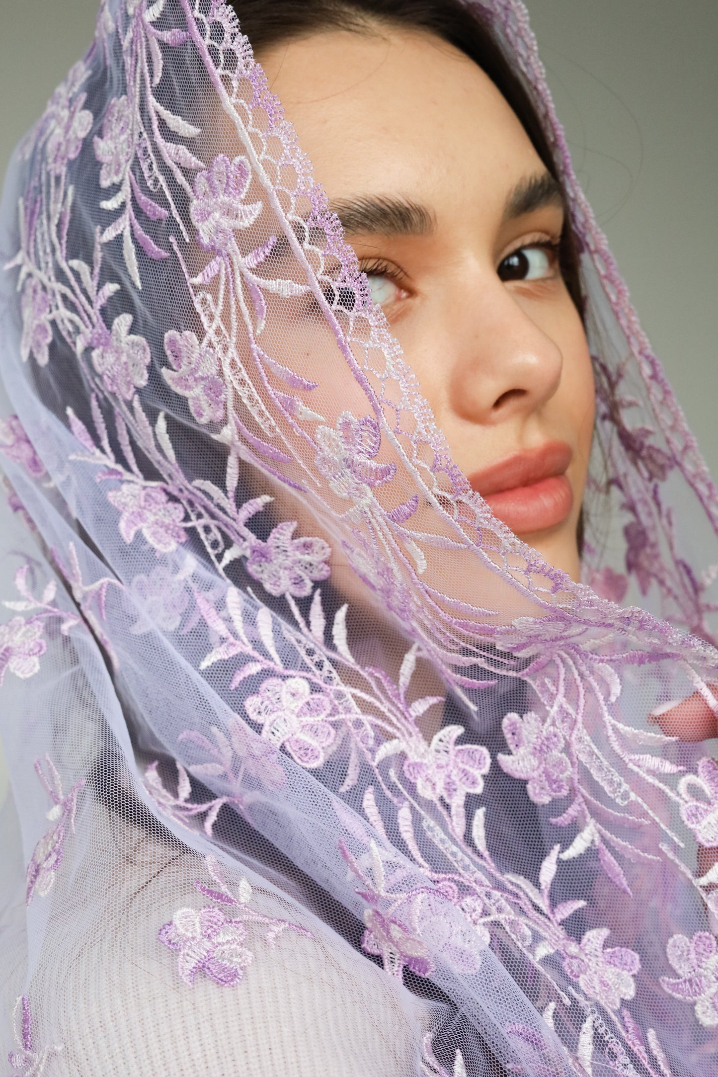 GRADIENT PURPLE VEIL - MariaVeils