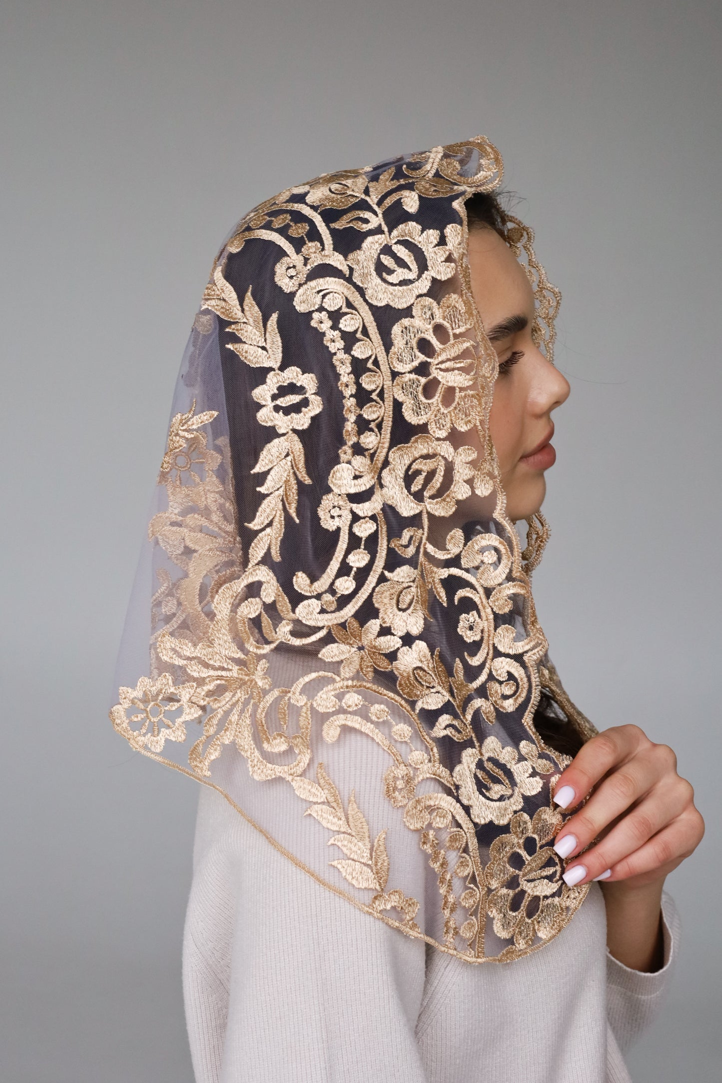 GOLD & PURPLE VEIL - MariaVeils