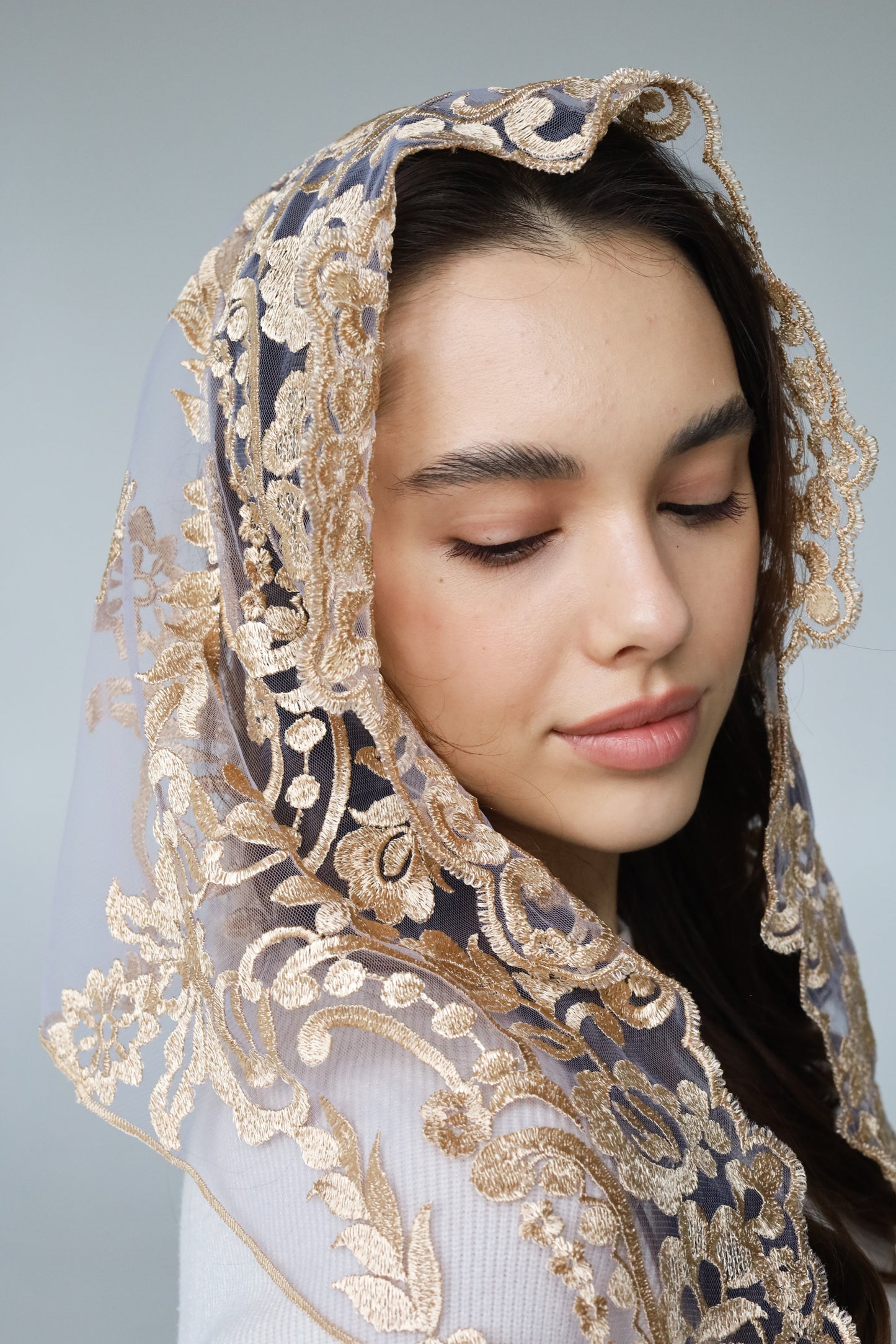 GOLD & PURPLE VEIL - MariaVeils
