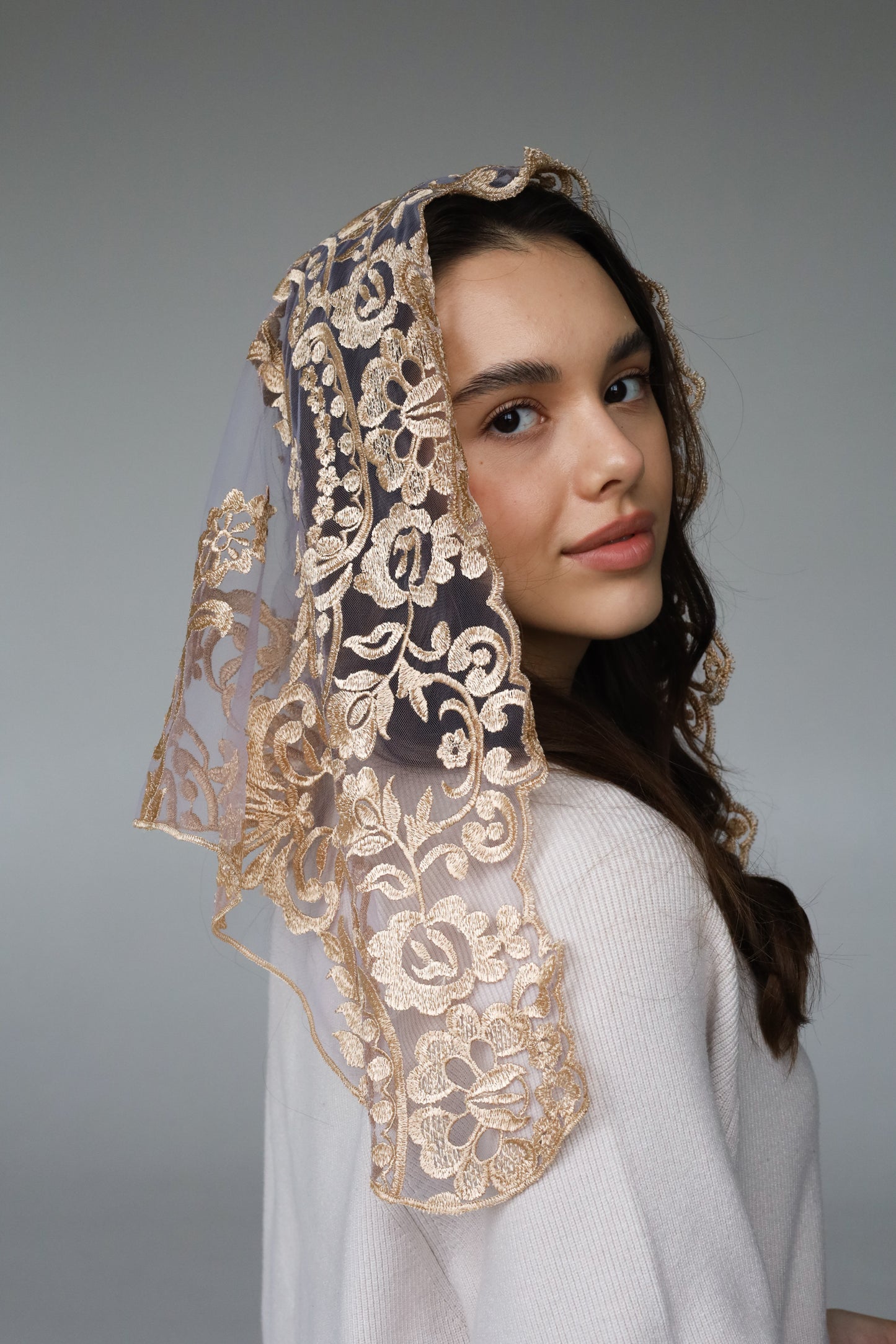 GOLD & PURPLE VEIL - MariaVeils