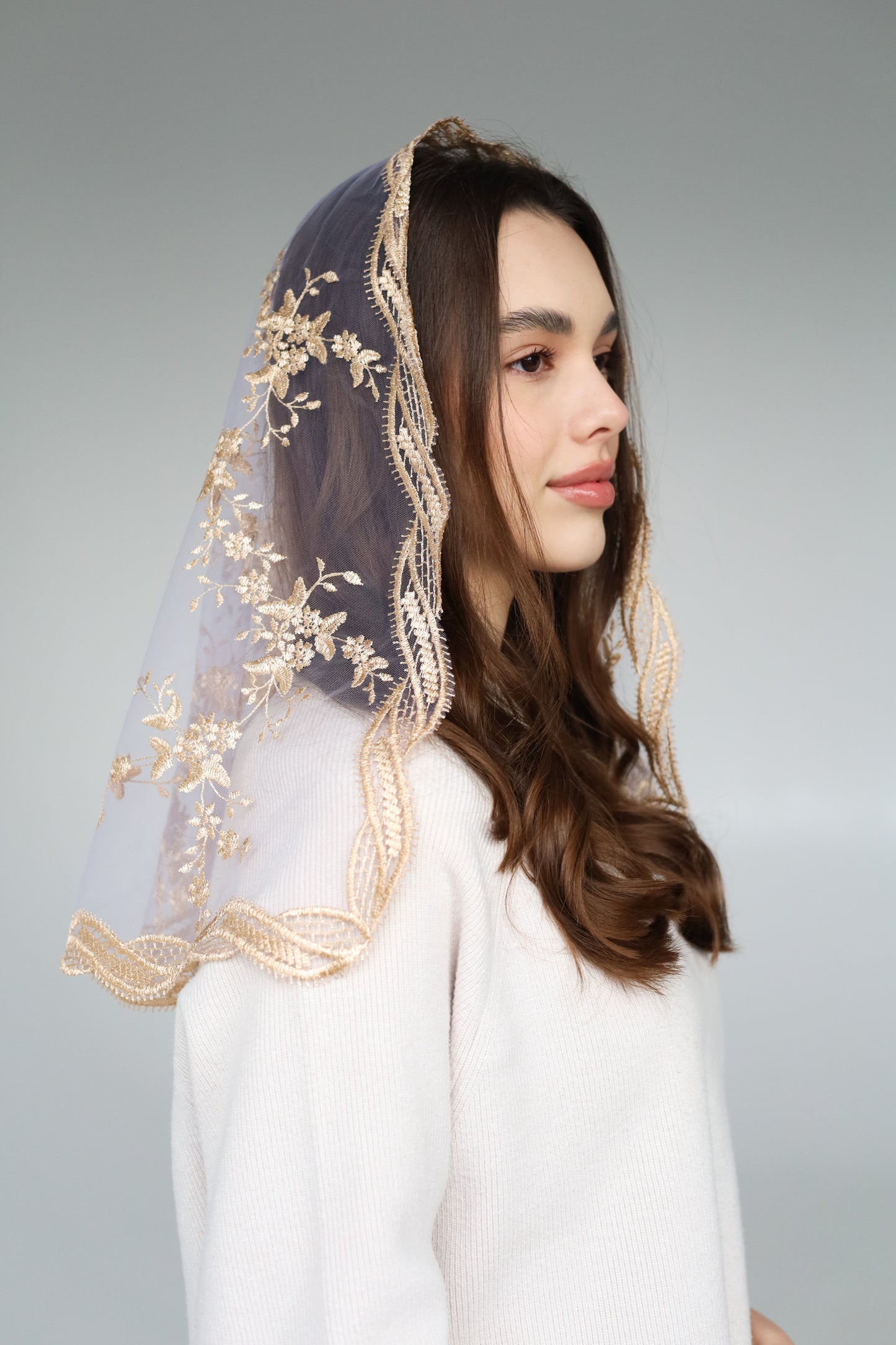 GOLD & PURPLE VEIL - MariaVeils