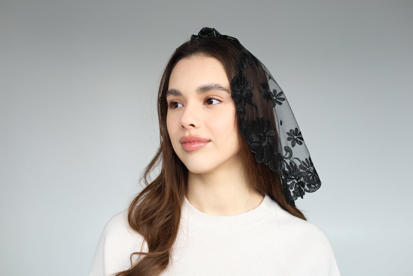 SHORT BLACK VEIL