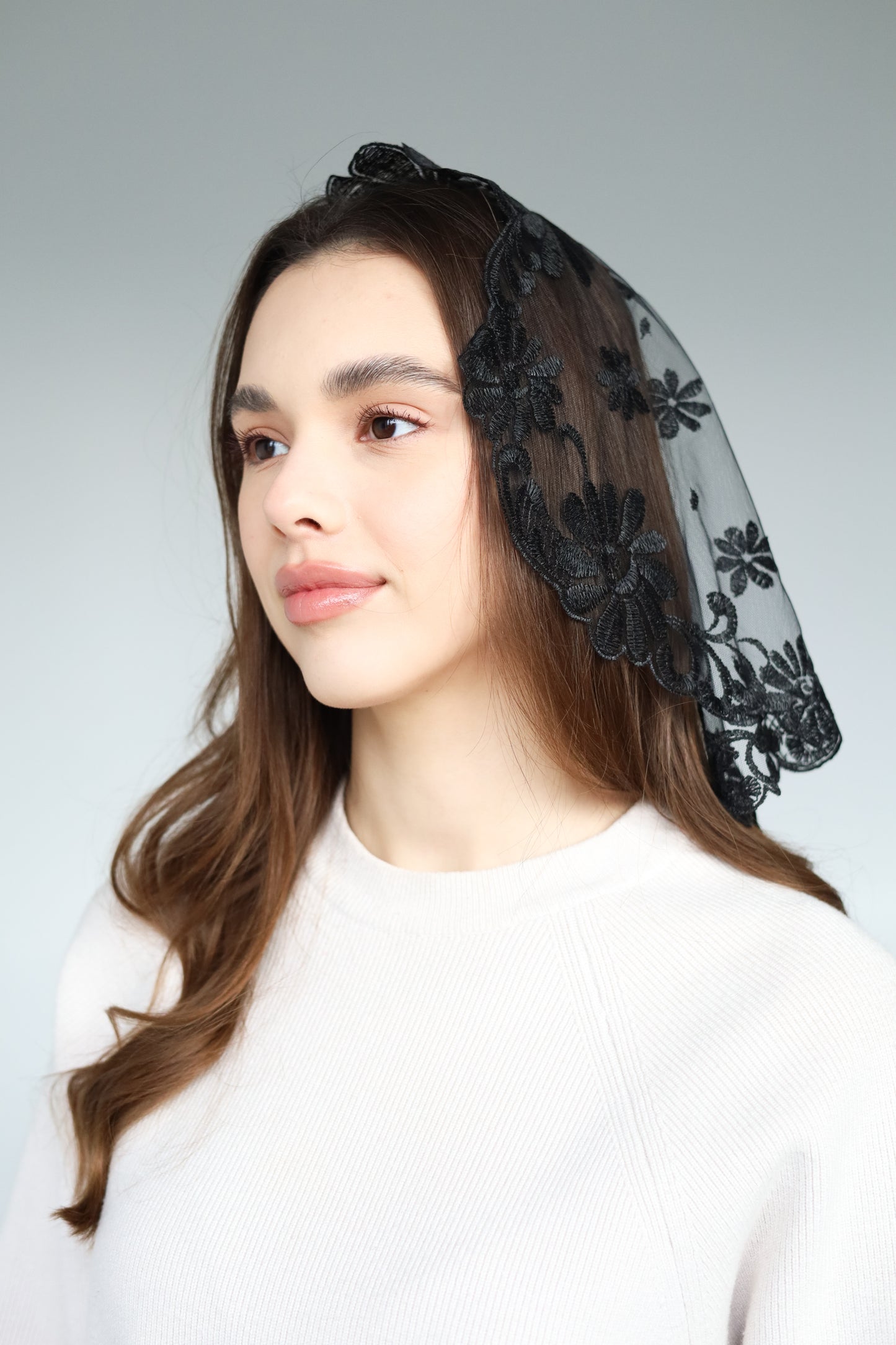 SHORT BLACK VEIL