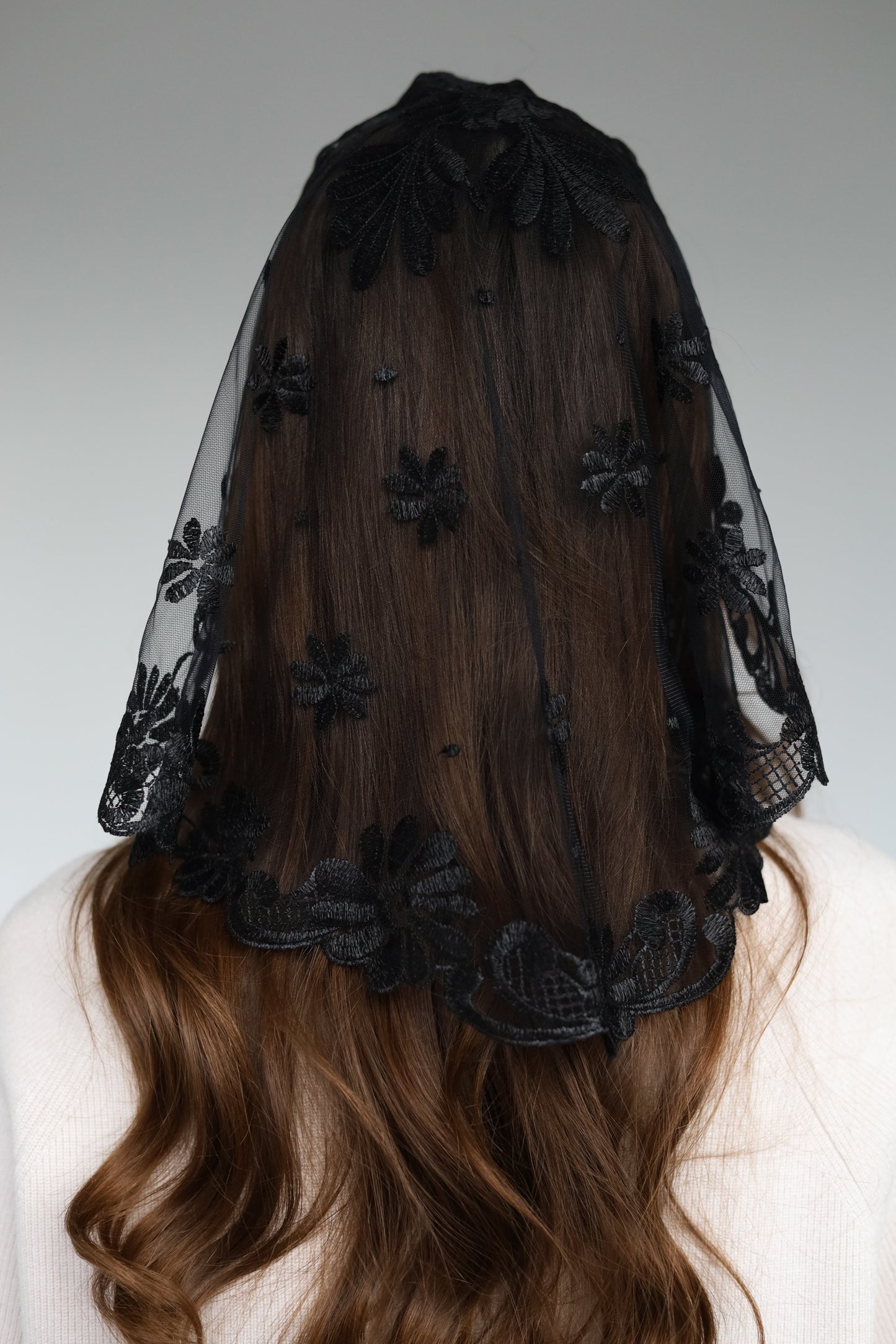 SHORT BLACK VEIL