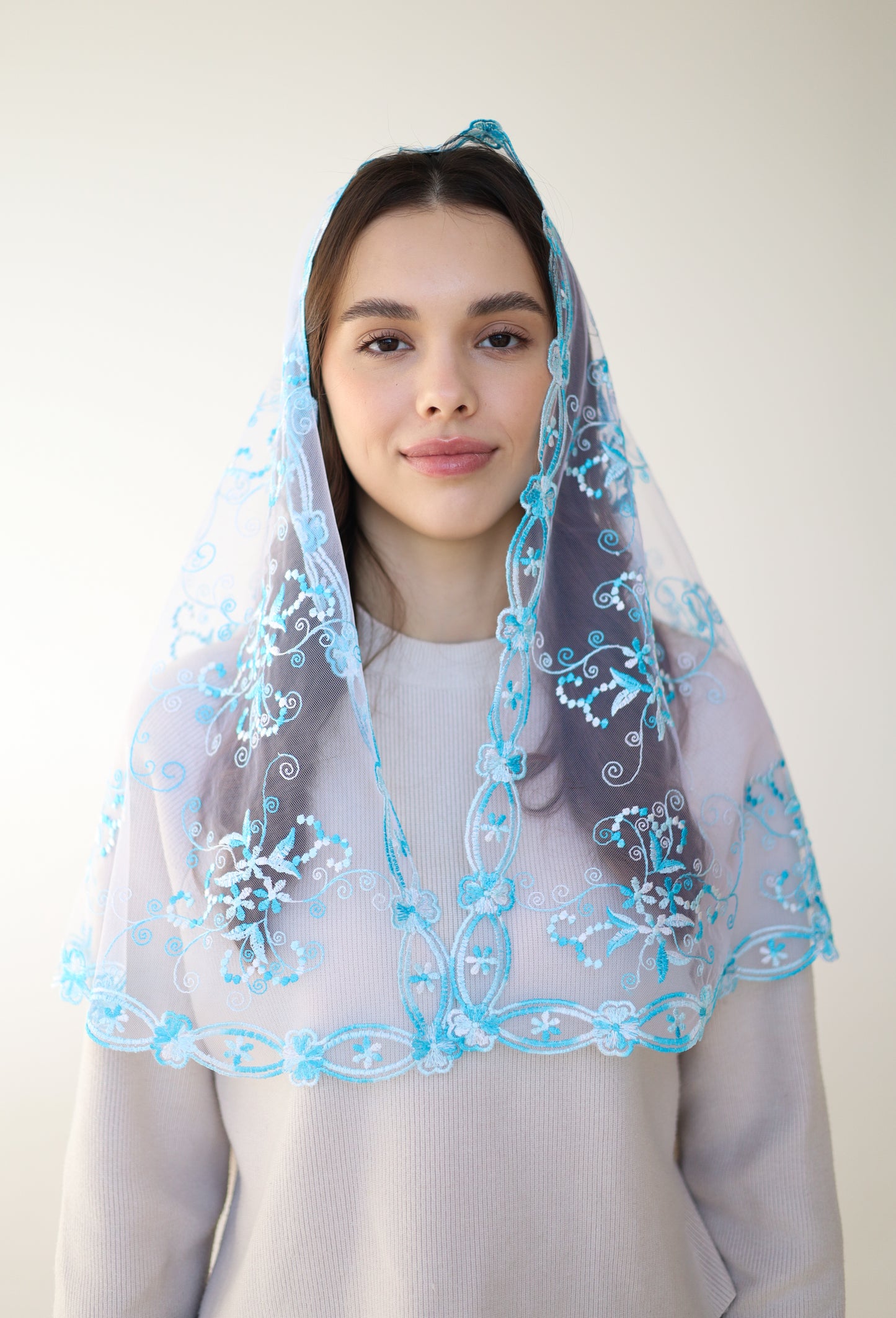 GRADIENT BLUE VEIL - MariaVeils