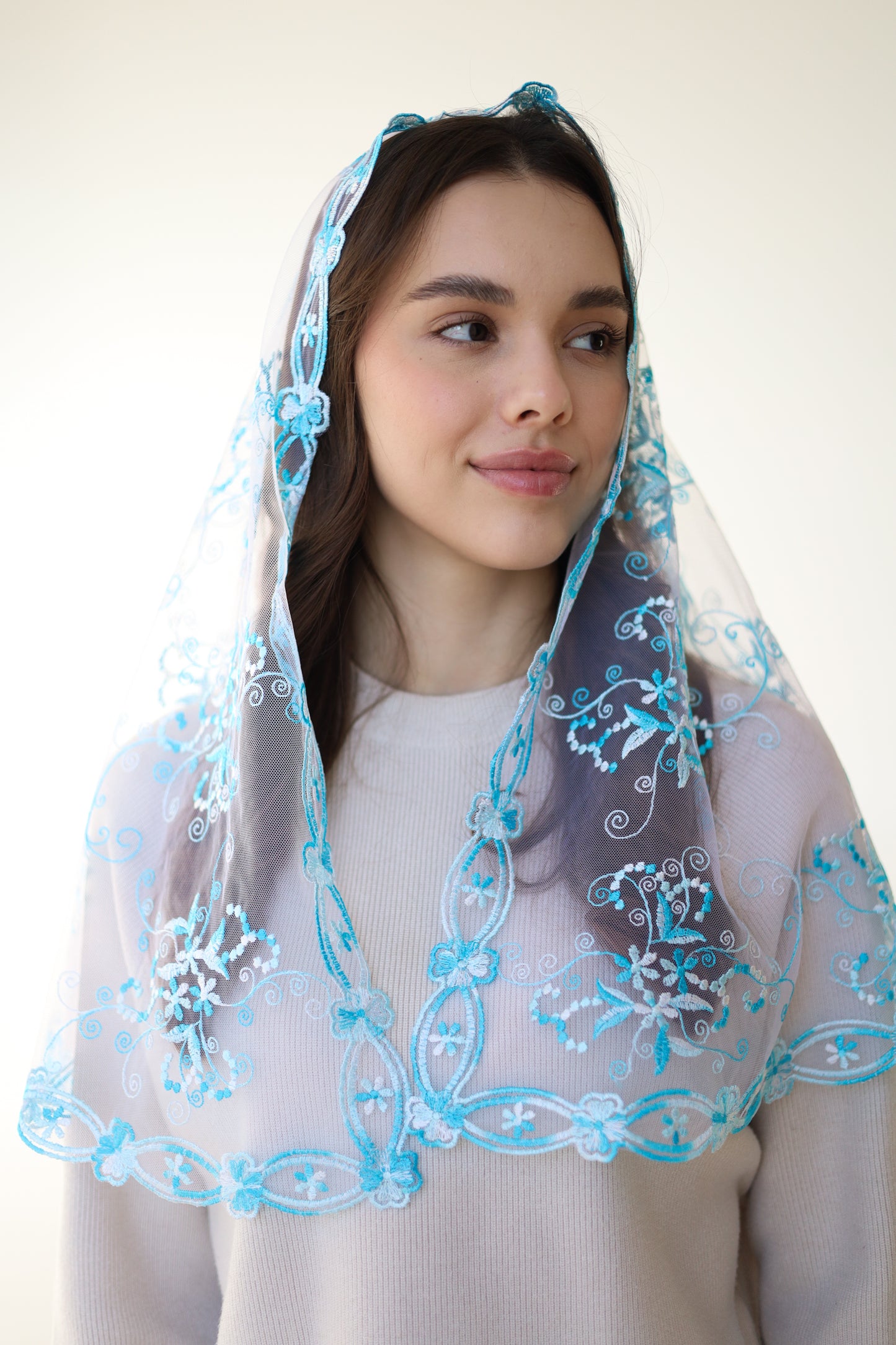 GRADIENT BLUE VEIL - MariaVeils