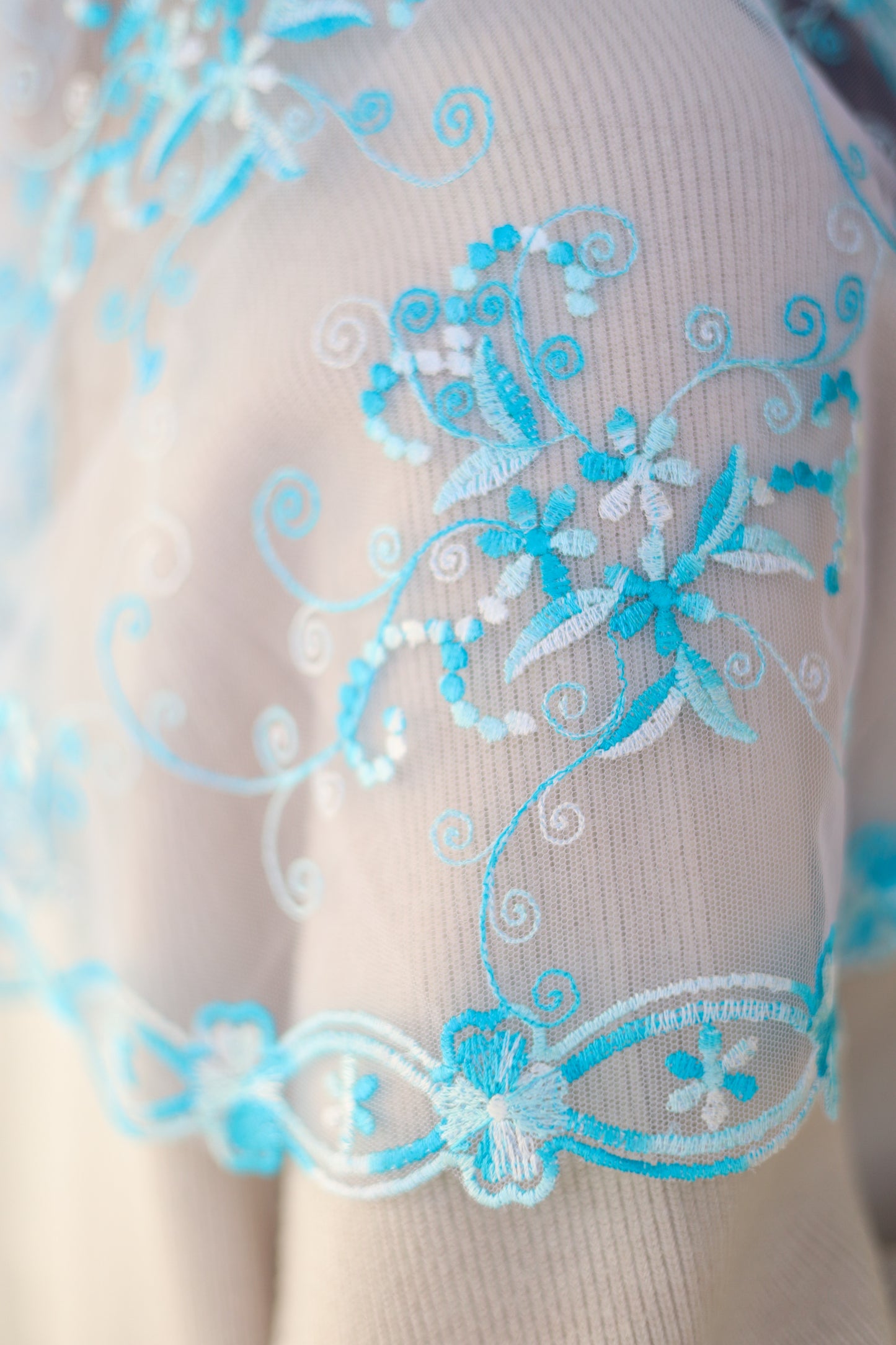 GRADIENT BLUE VEIL - MariaVeils