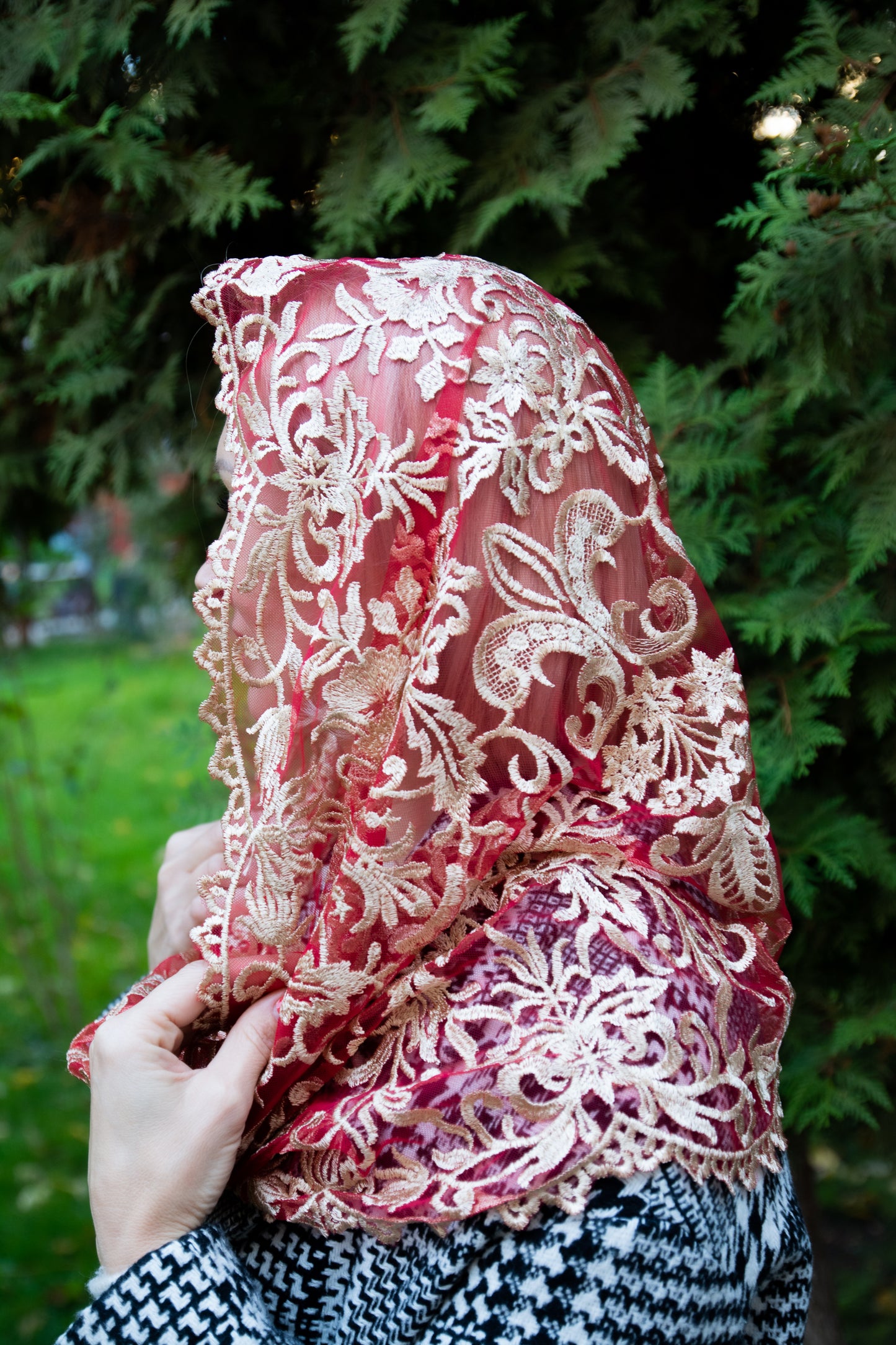 NEW! Gold Infinity Mantilla - MariaVeils
