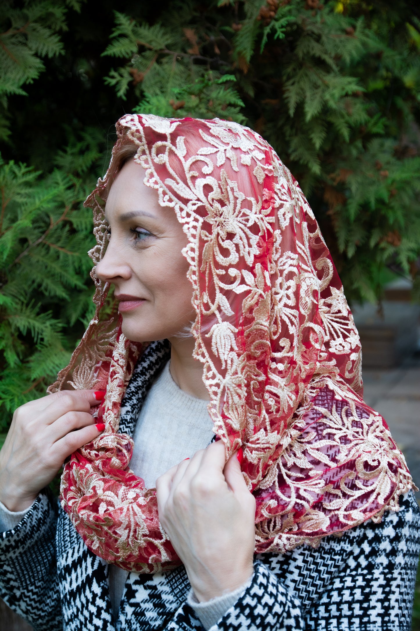 NEW! Gold Infinity Mantilla - MariaVeils