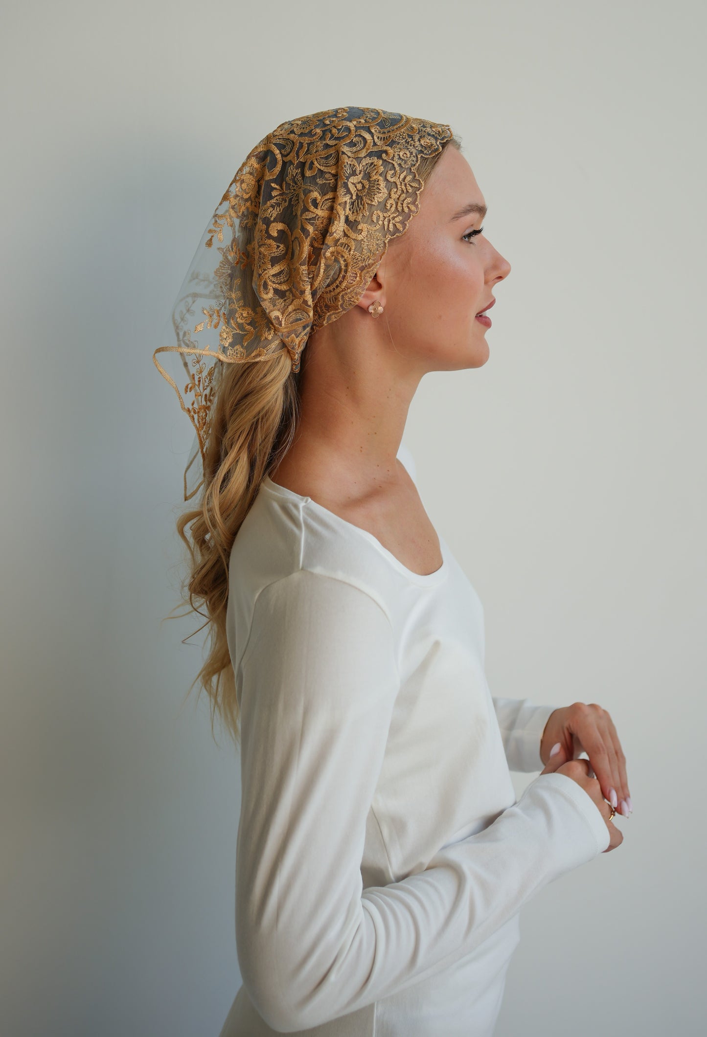 NEW GOLD & BLUE HEADBAND - MariaVeils