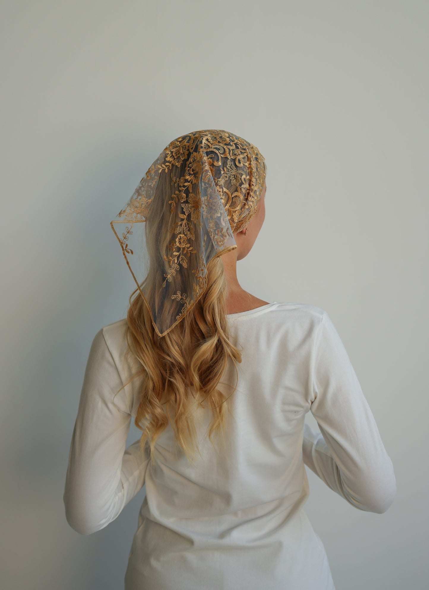 NEW GOLD & BLUE HEADBAND - MariaVeils