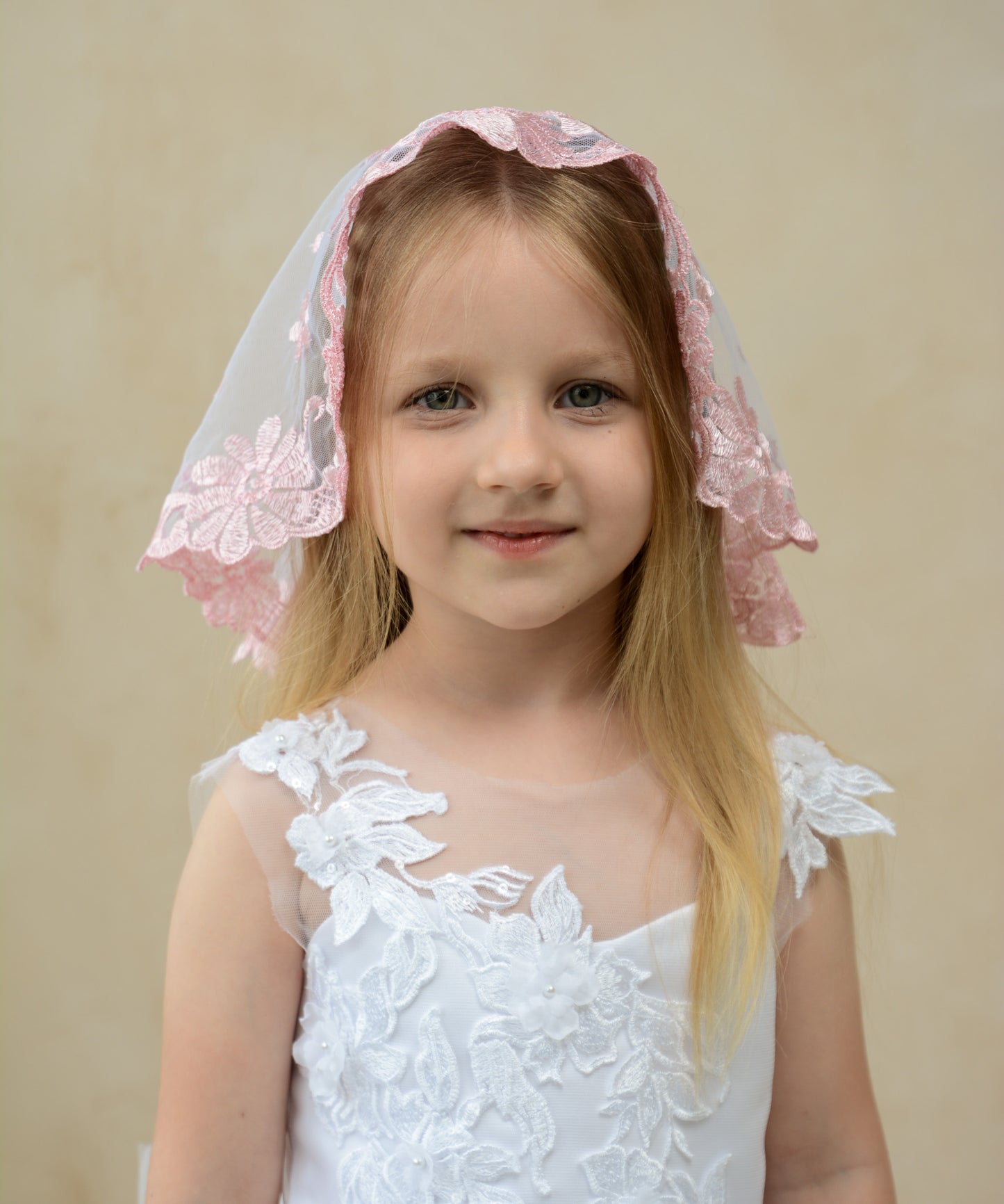 CHILD PINK VEIL