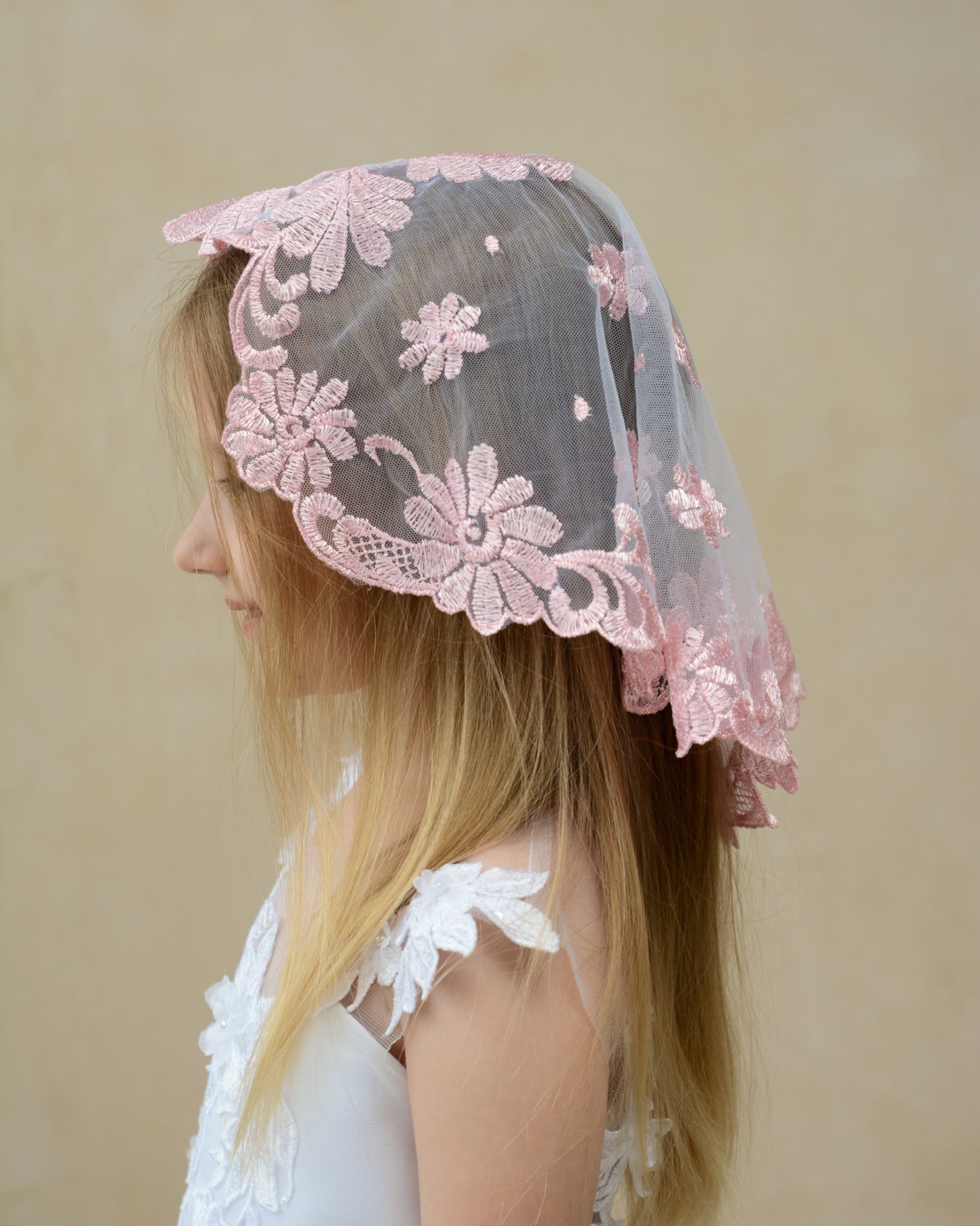 CHILD PINK VEIL