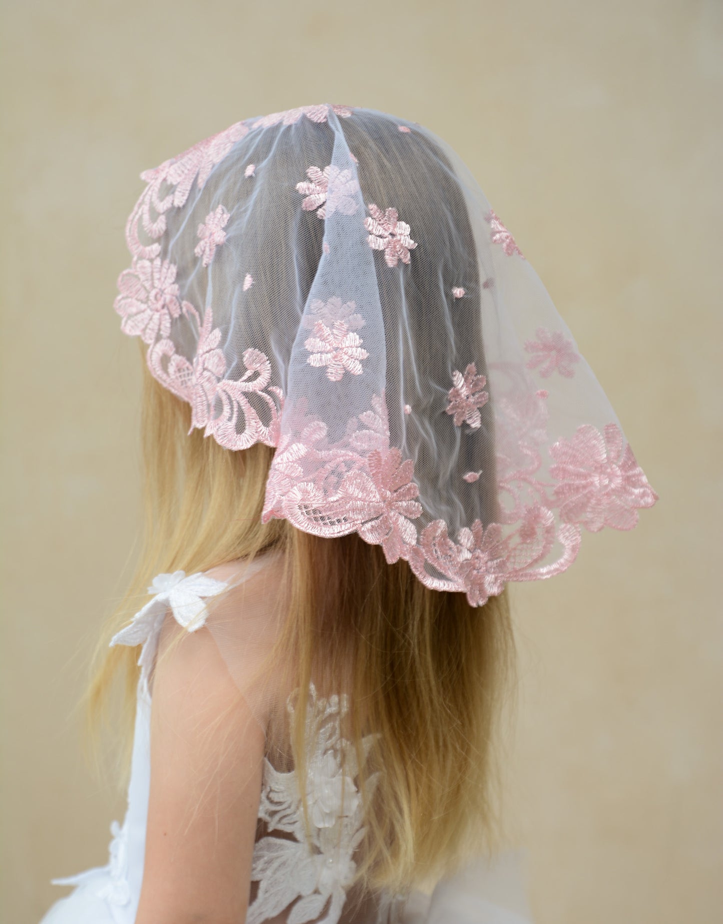 CHILD PINK VEIL