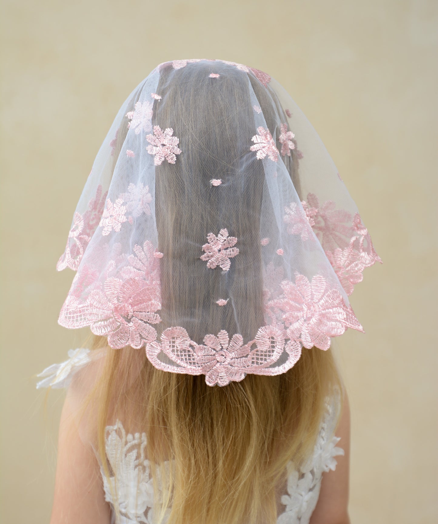 CHILD PINK VEIL