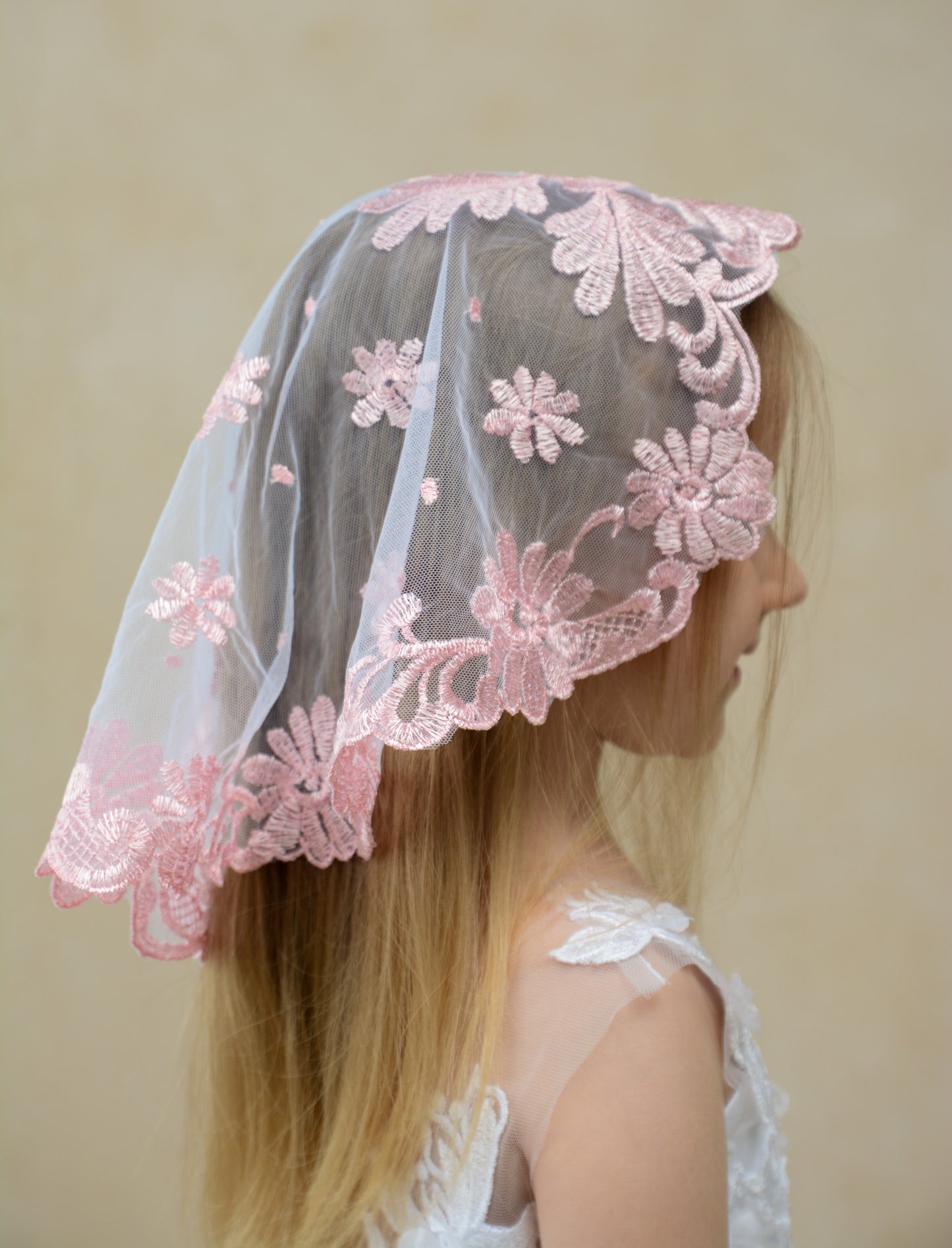 CHILD PINK VEIL