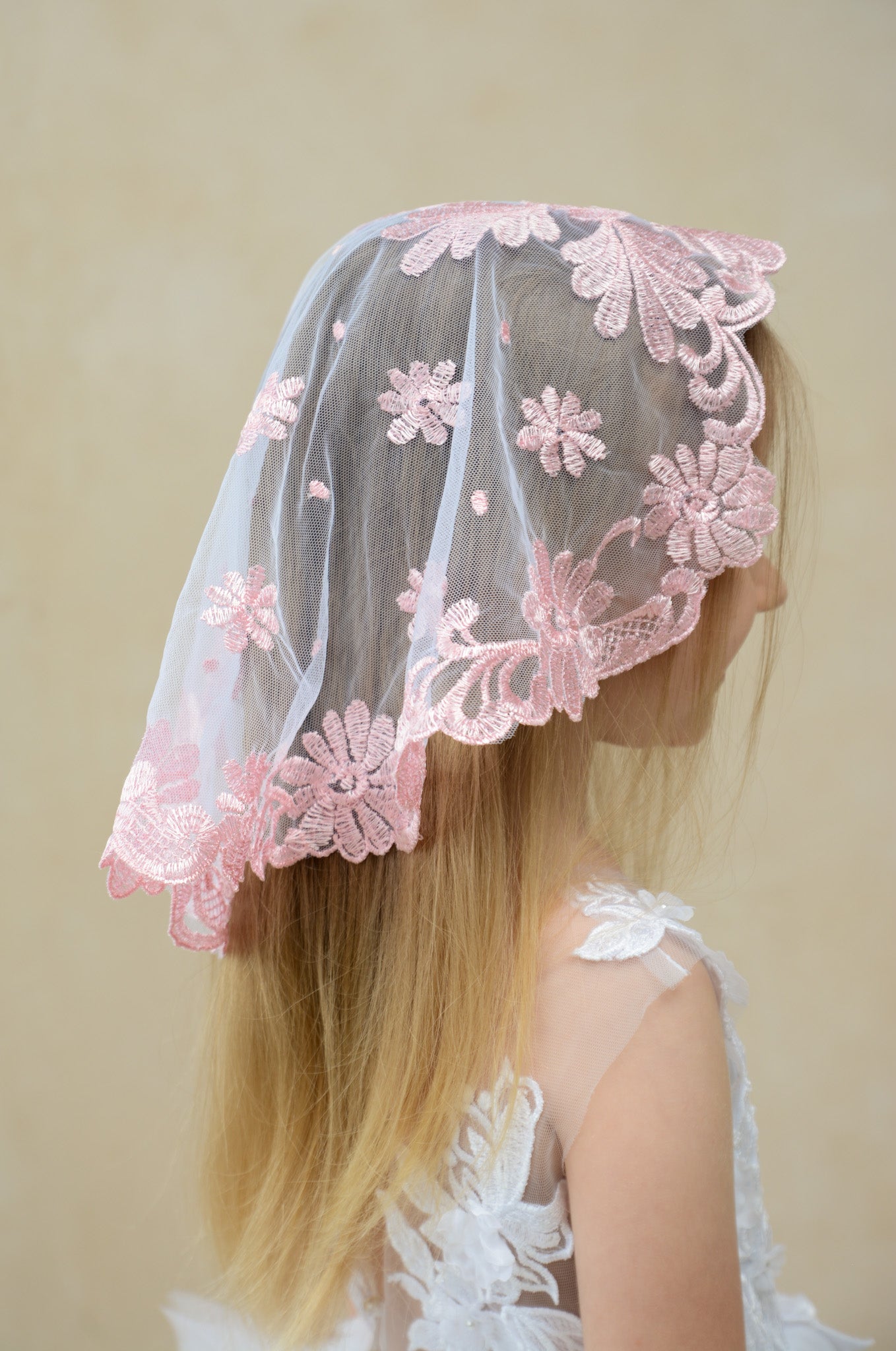CHILD PINK VEIL