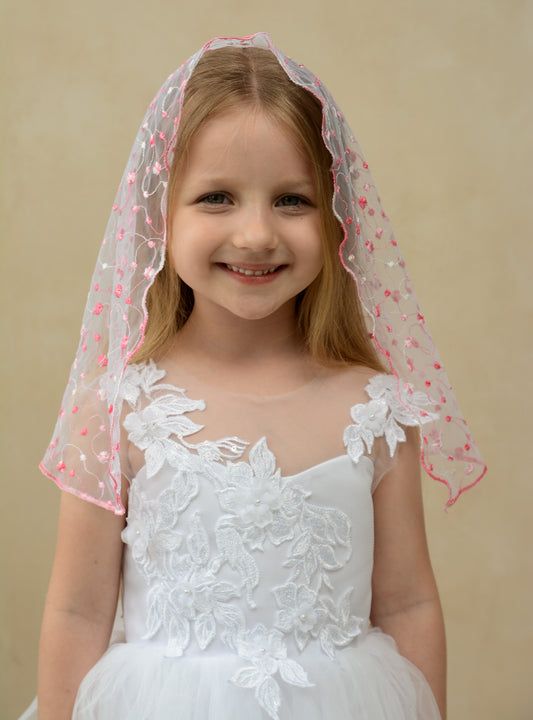 CHILD PINK VEIL