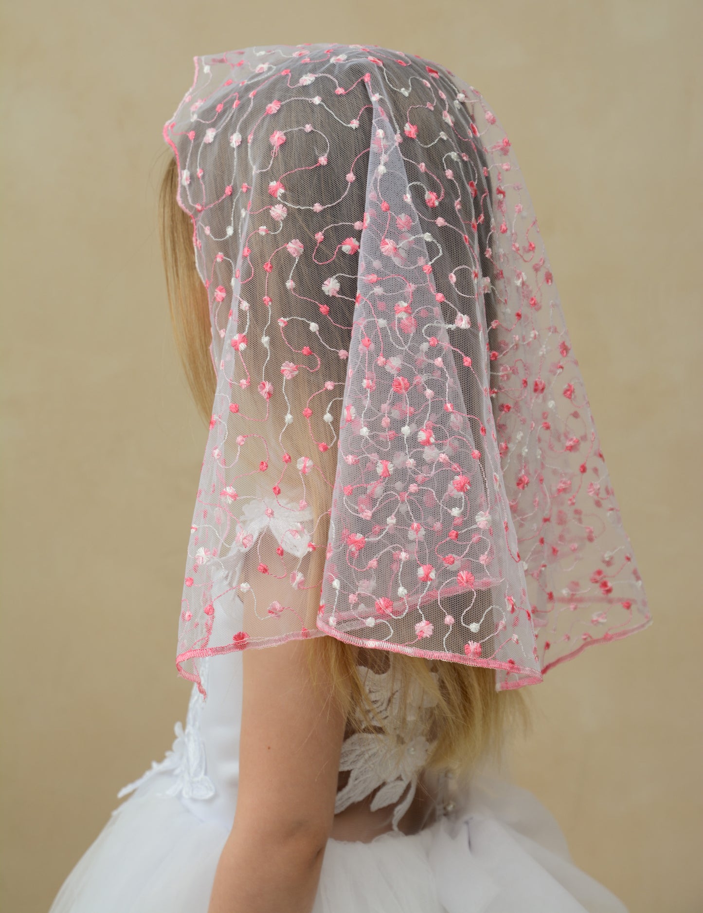 CHILD PINK VEIL
