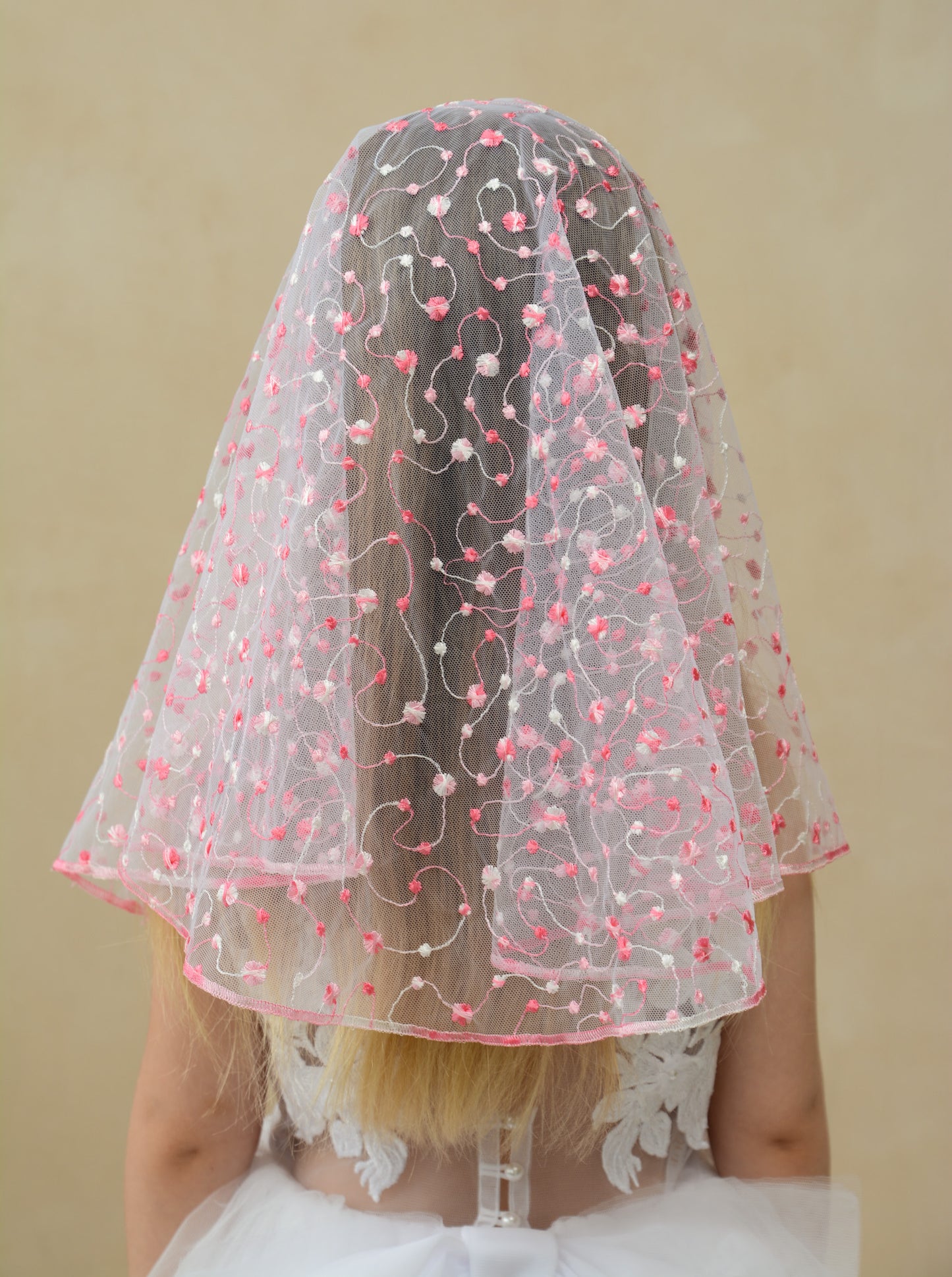 CHILD PINK VEIL