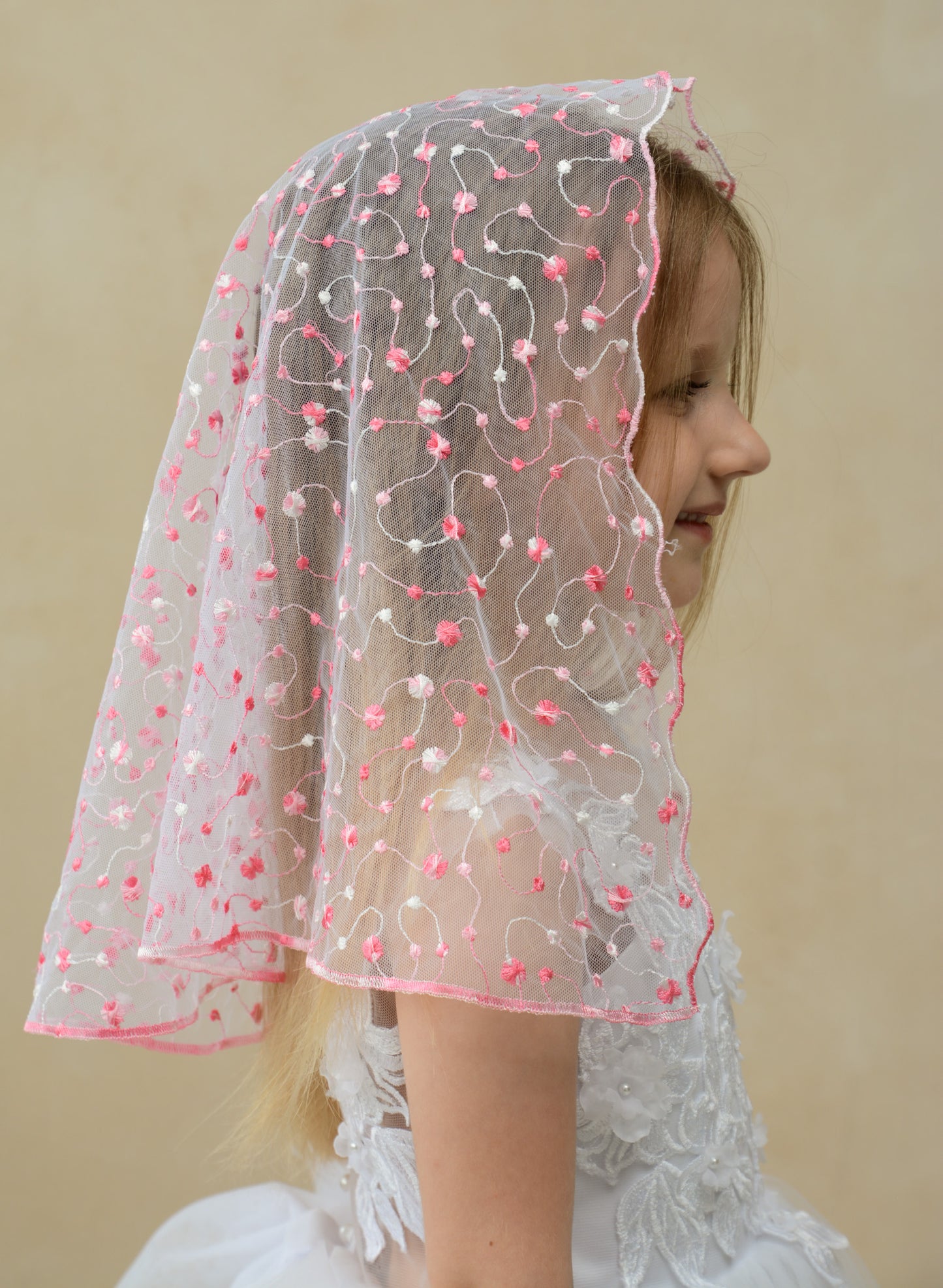 CHILD PINK VEIL