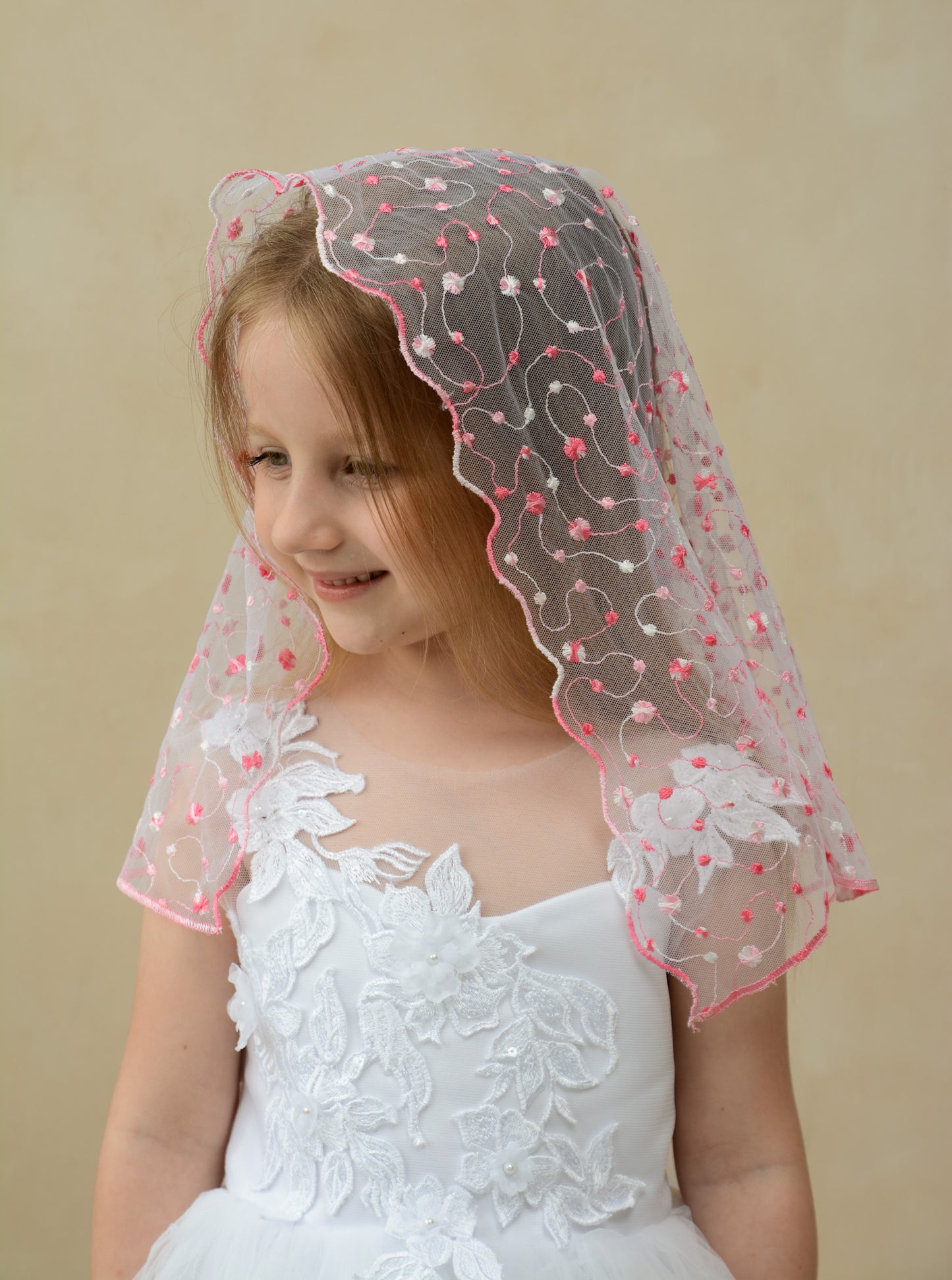 CHILD PINK VEIL