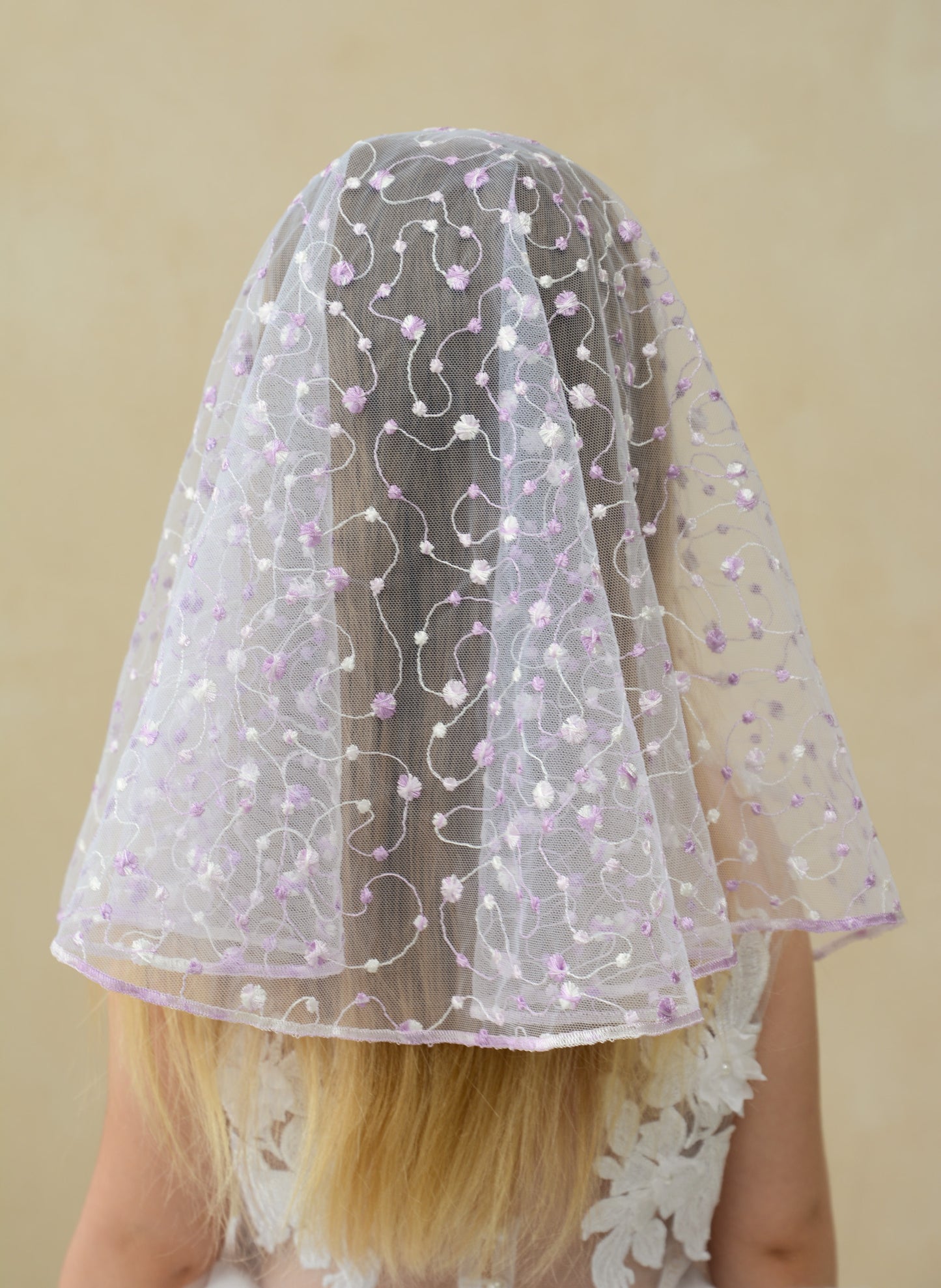 PURPLE SHORT VEIL