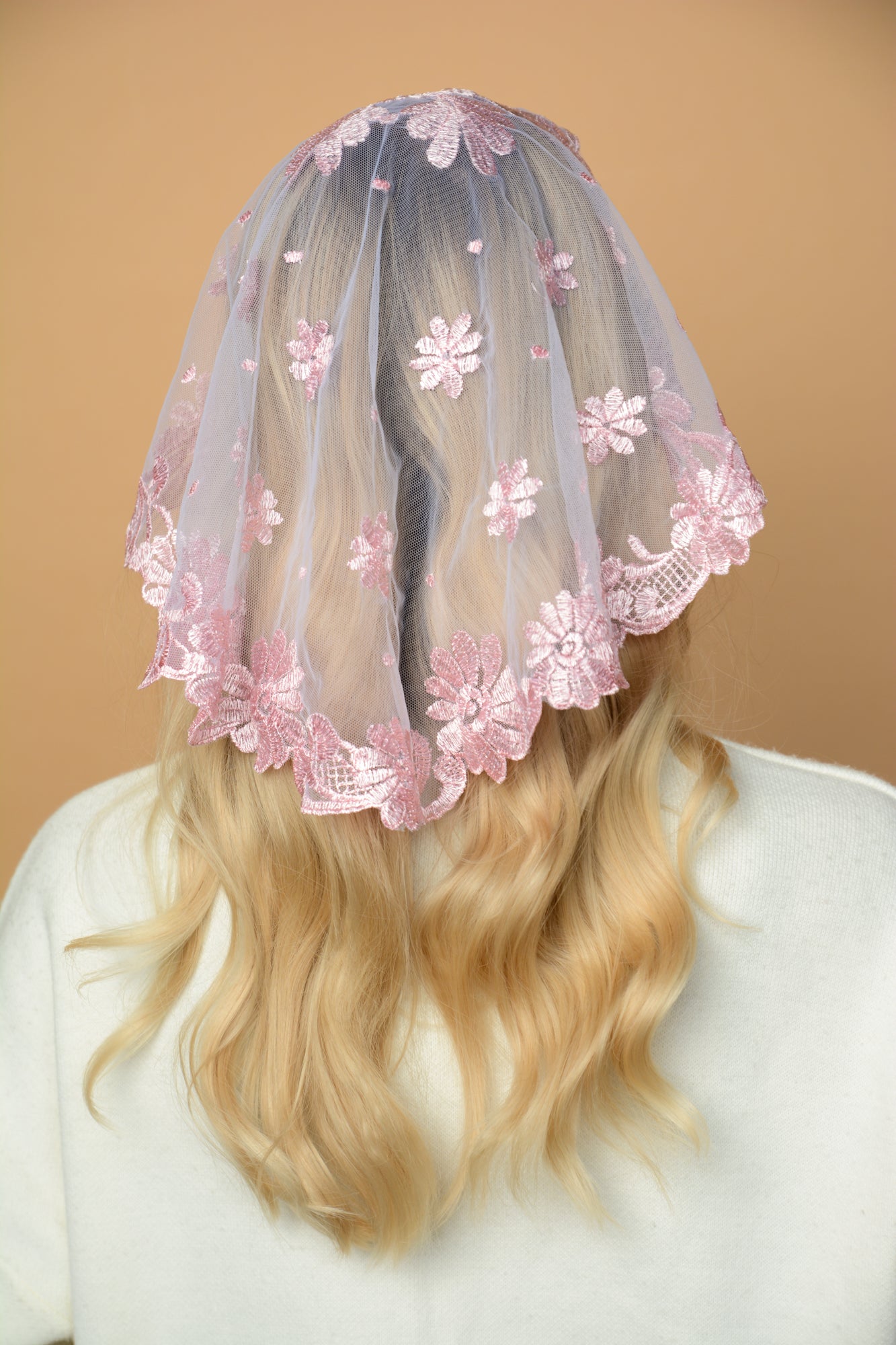 SHORT PINK VEIL