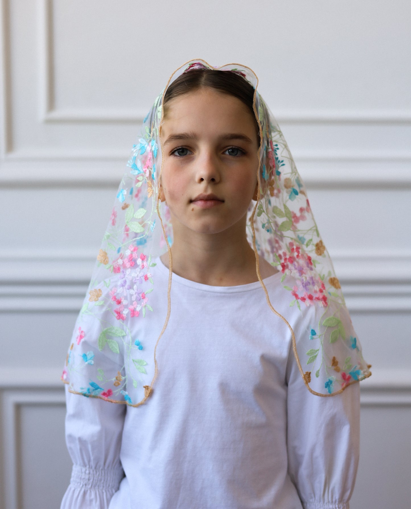 MULTICOLOR CHILD VEIL
