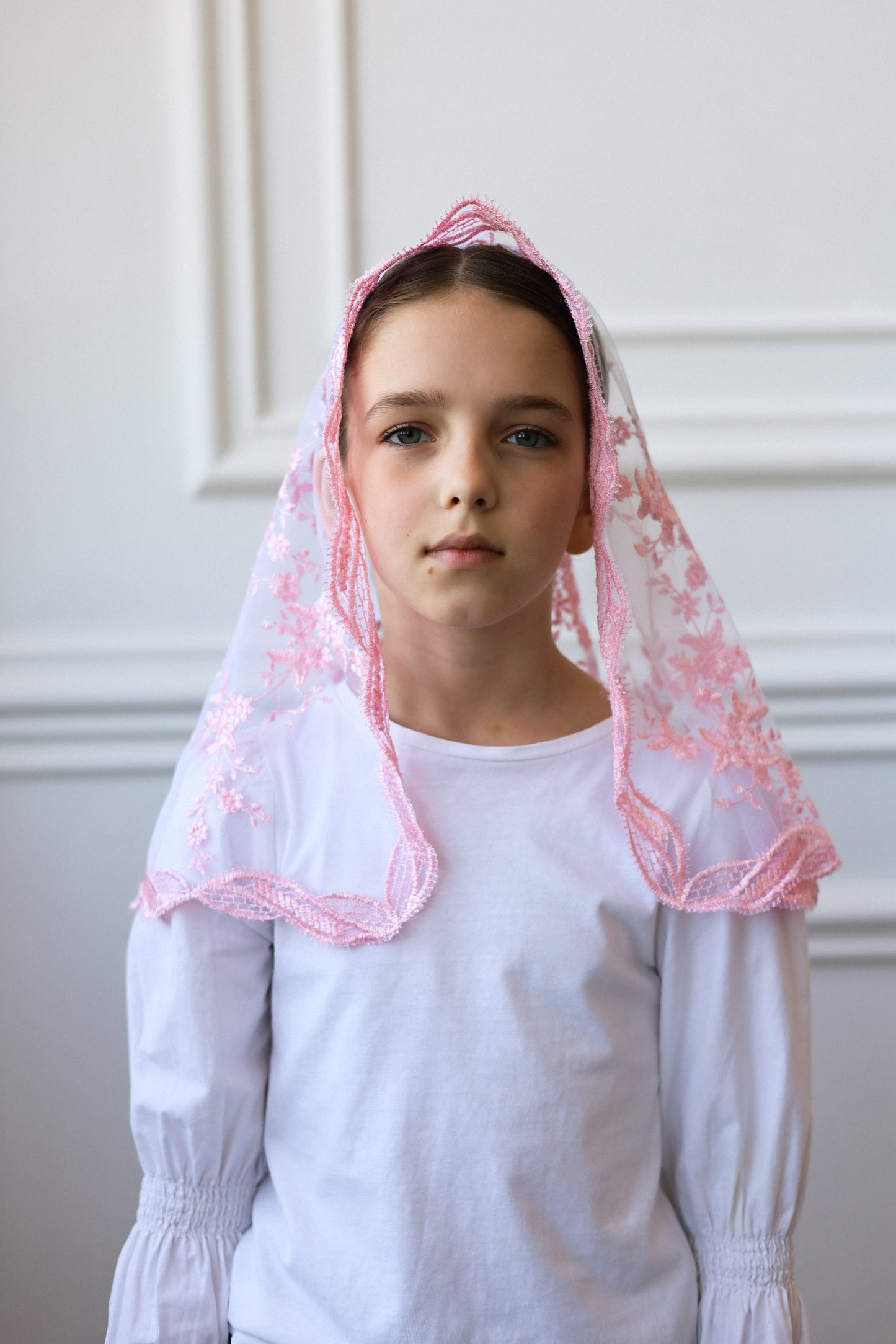 CHILD PINK VEIL