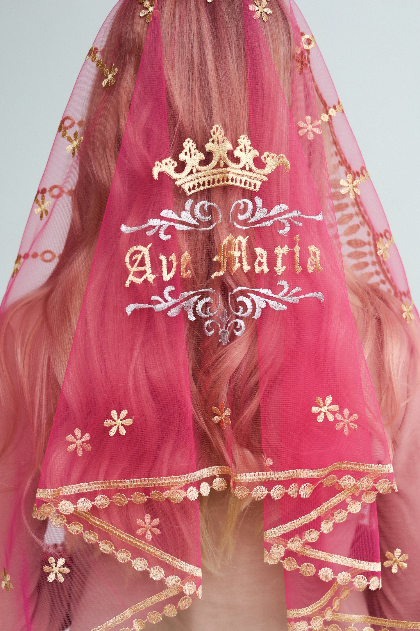 AVE MARIA EMBROIDERY VEIL