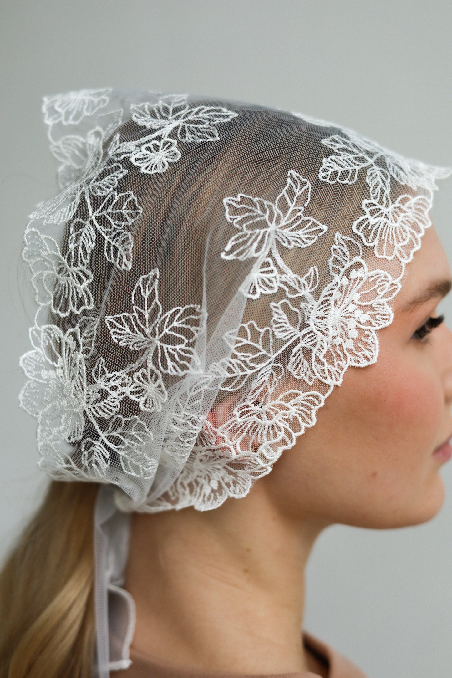 IVORY FLORAL HEAD BAND