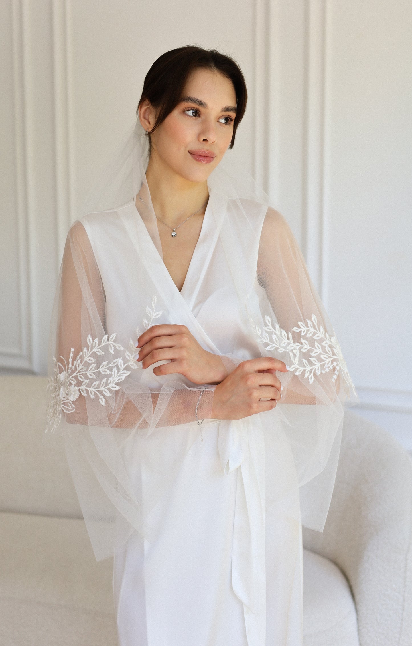 ELLA FLORAL VEIL - MariaVeils