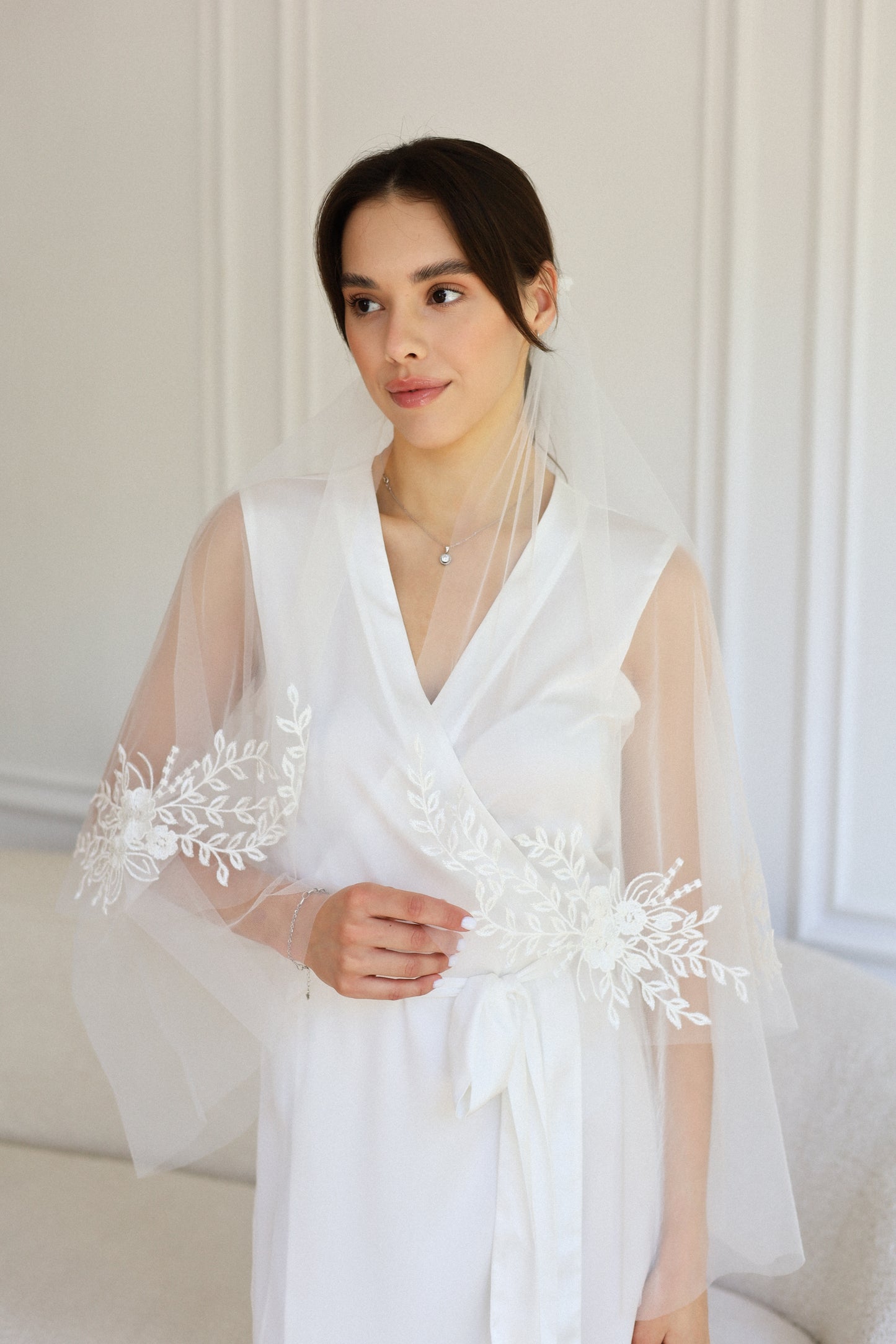 ELLA FLORAL VEIL - MariaVeils