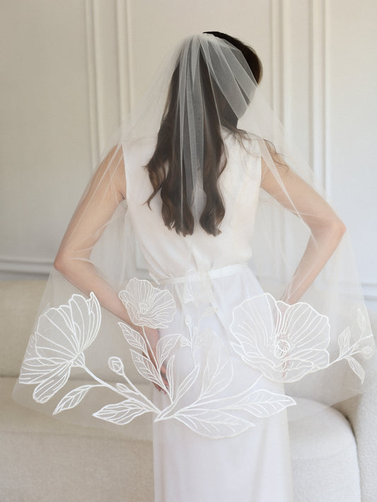 CAROLINE WEDDING VEIL - MariaVeils