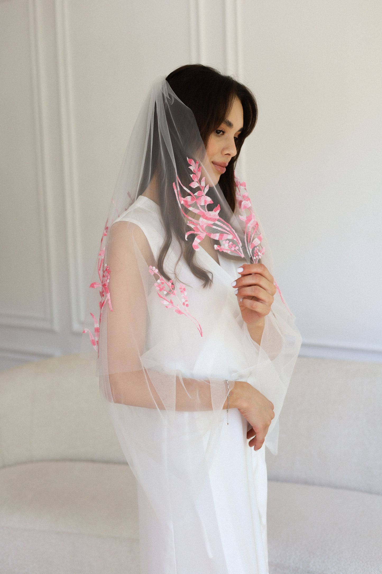 IVY FLORAL VEIL - MariaVeils