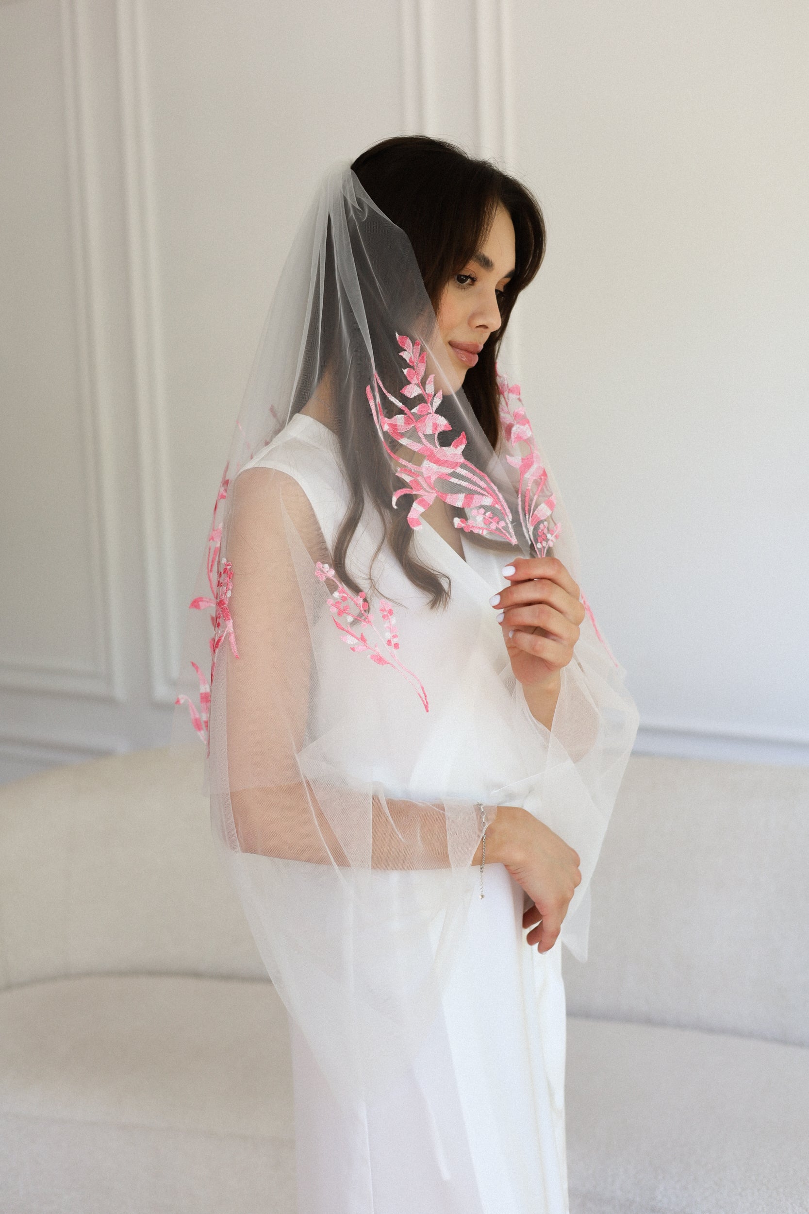 IVY FLORAL VEIL - MariaVeils