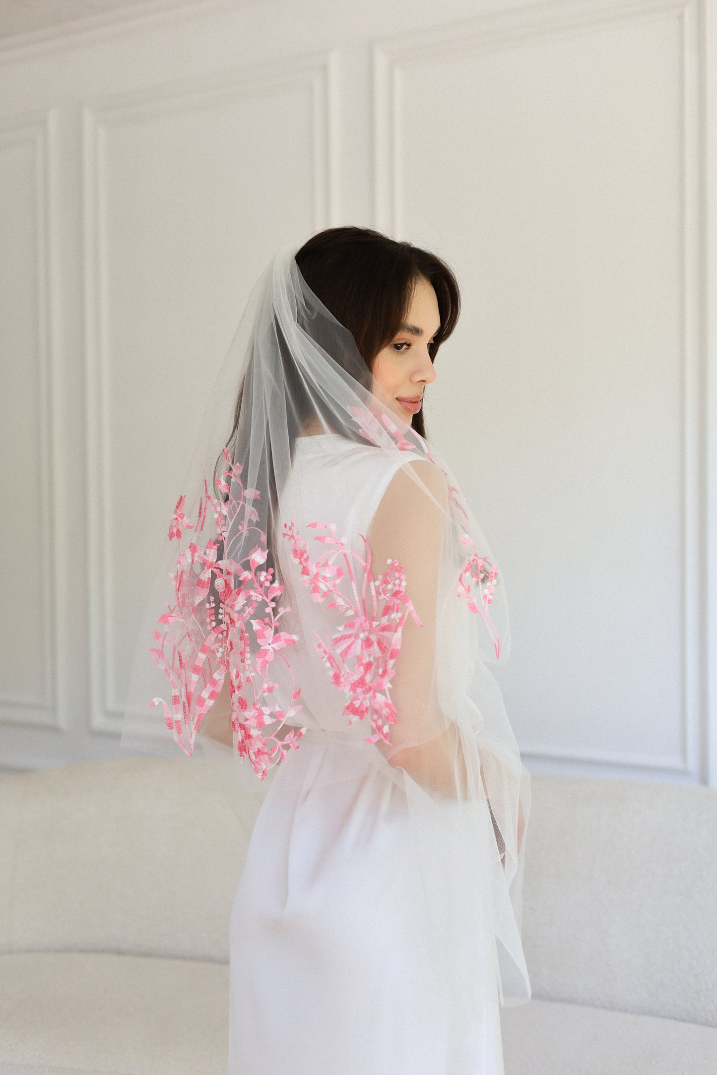 IVY FLORAL VEIL - MariaVeils