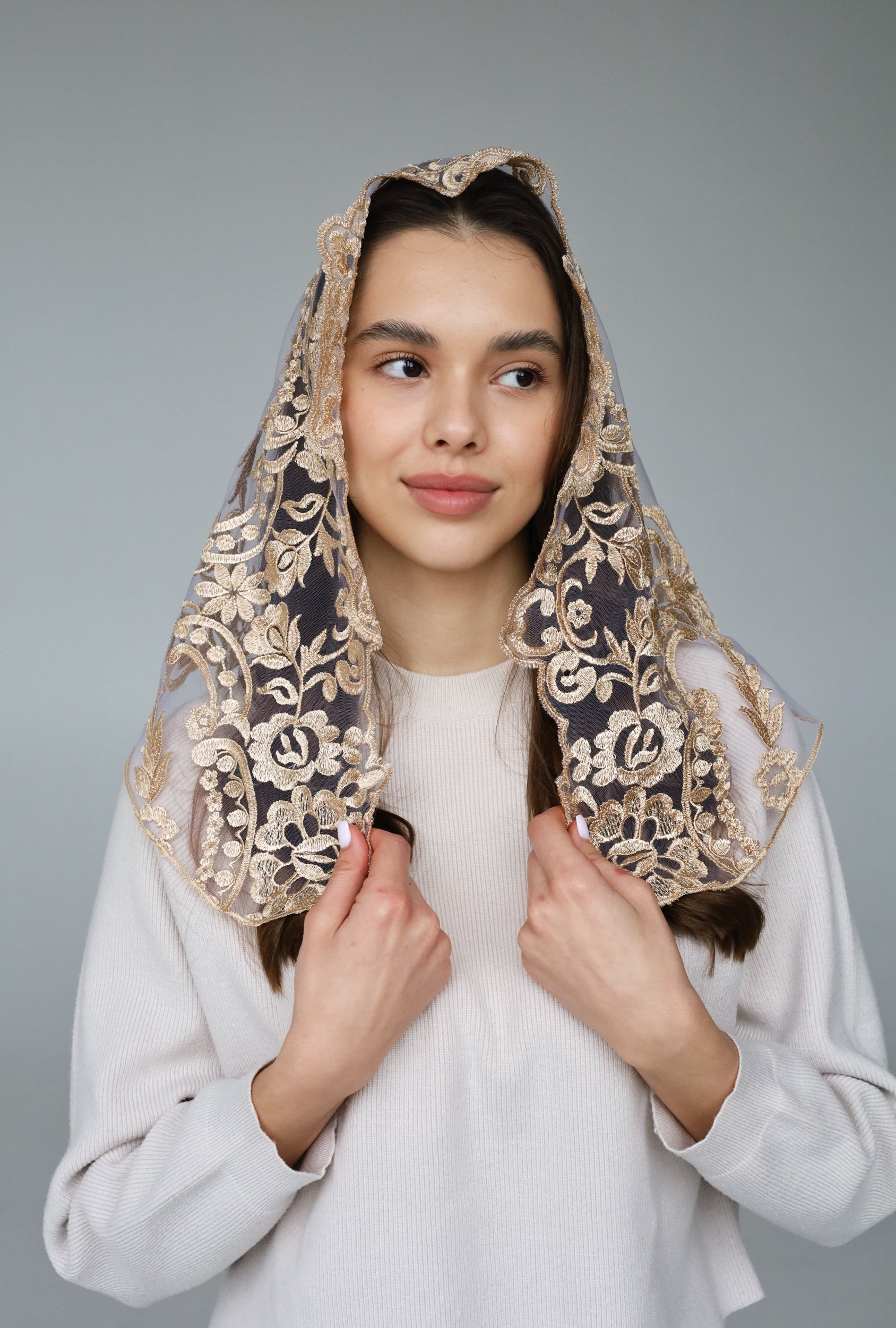 GOLD & PURPLE VEIL - MariaVeils