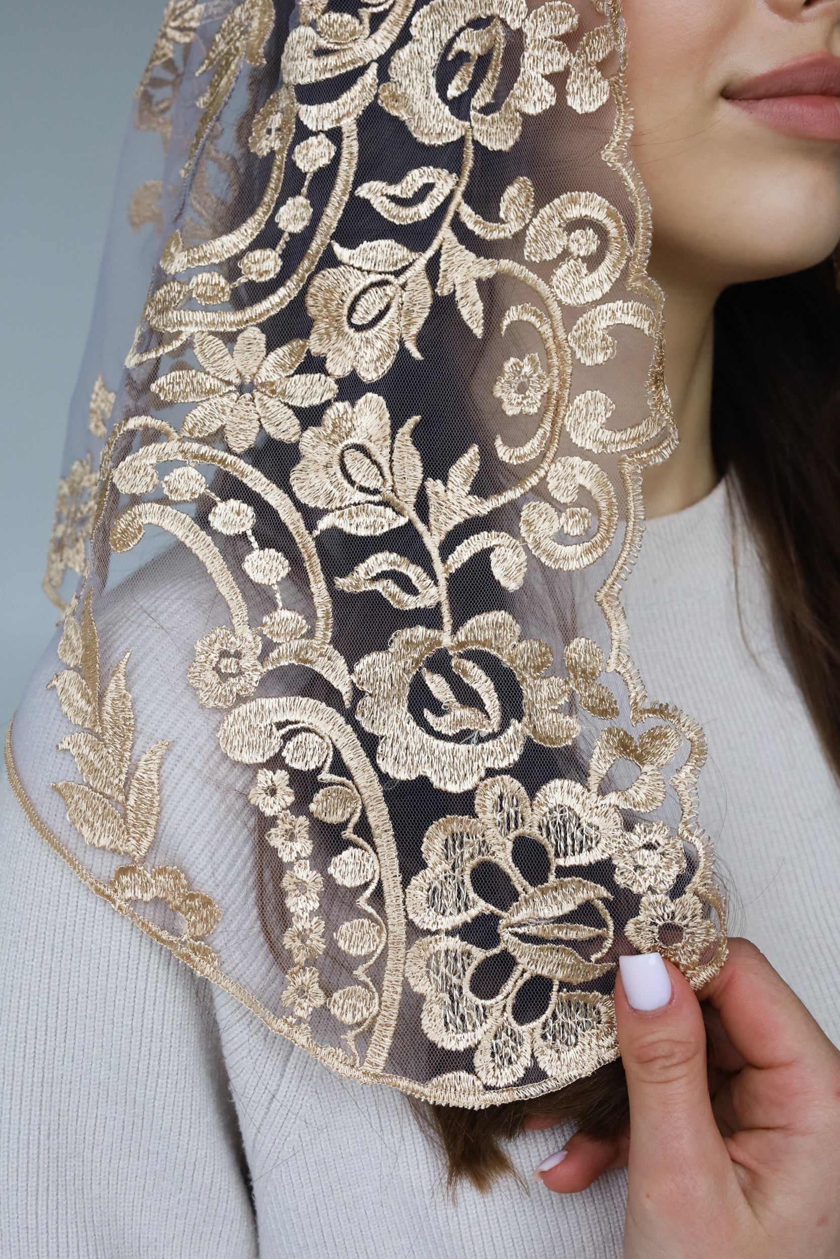 GOLD & PURPLE VEIL - MariaVeils